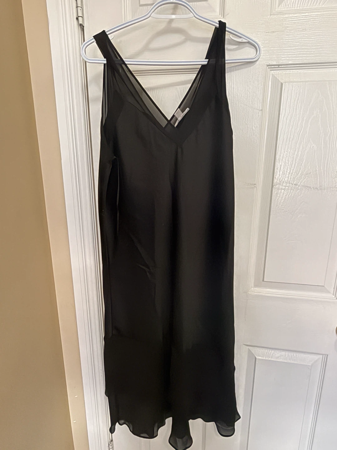 Joe Fresh Black V-Neck Slip Dress