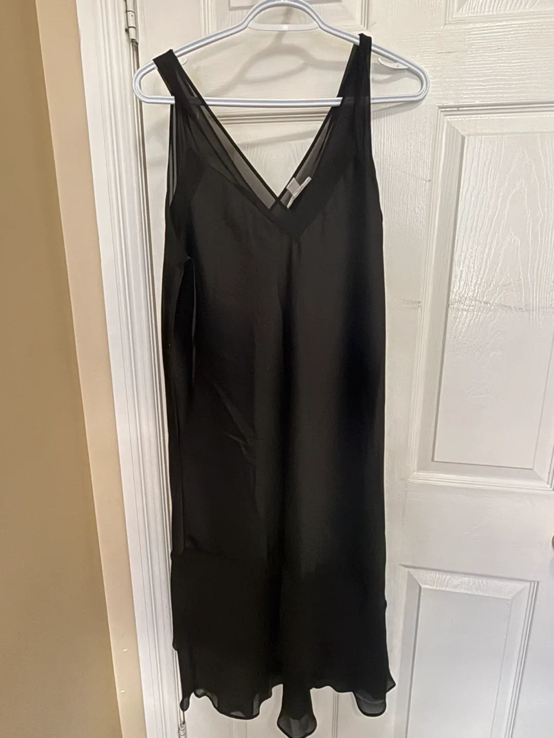 Joe Fresh Black V-Neck Slip Dress