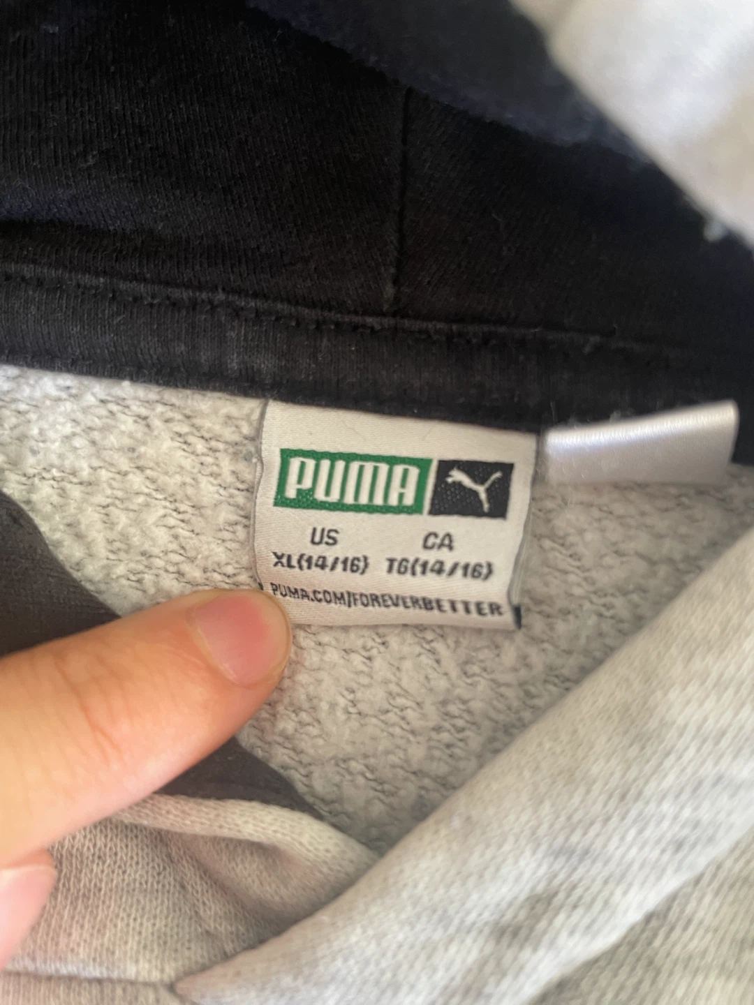 Kids puma grey hoodie - photo 2