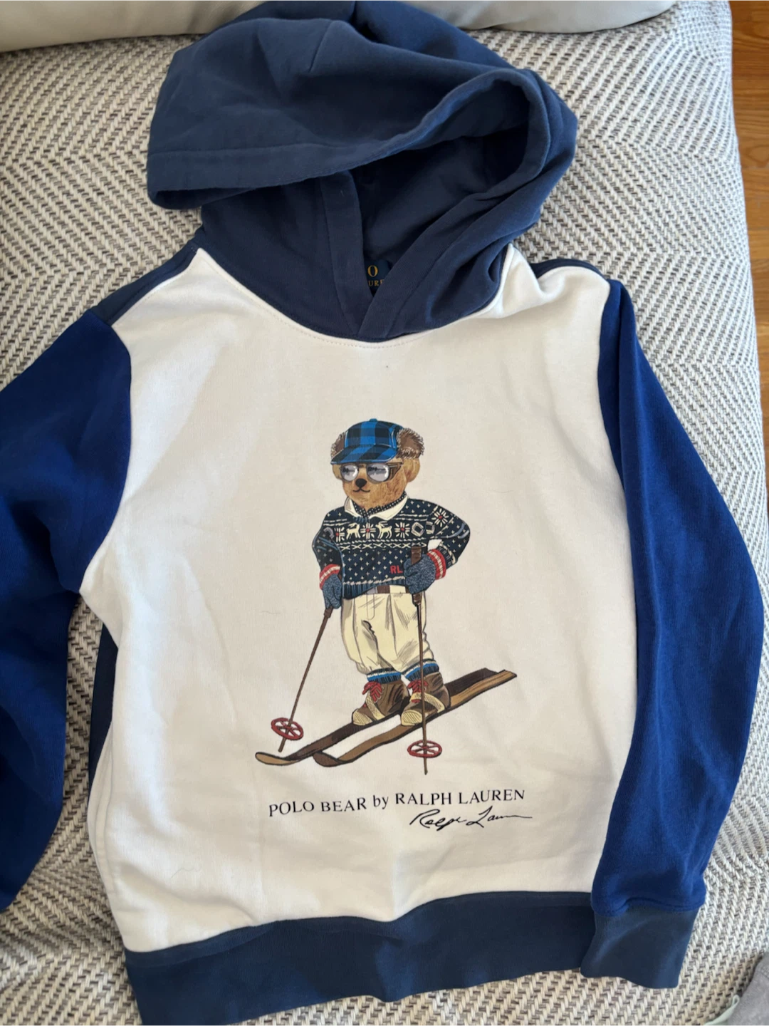 Polo Ralph Lauren Bear Hoodie Size S (8) - photo 2