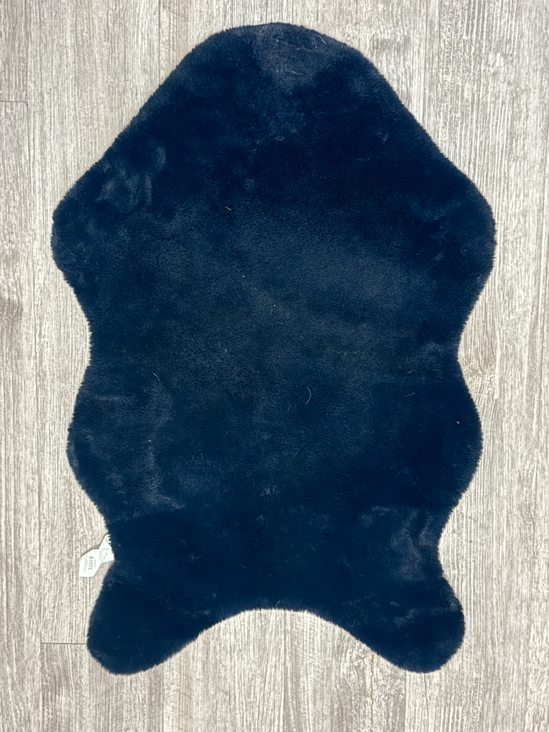 Black Faux Sheepskin Rug
