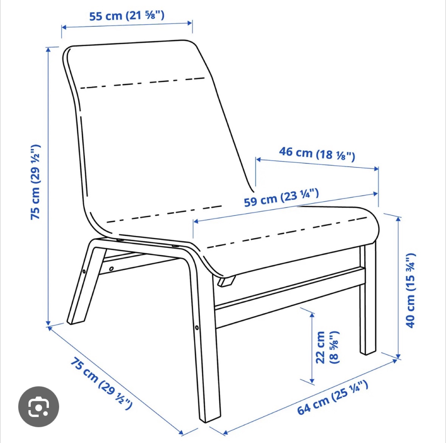 IKEA NOLMYRA Lounge Chair - photo 2