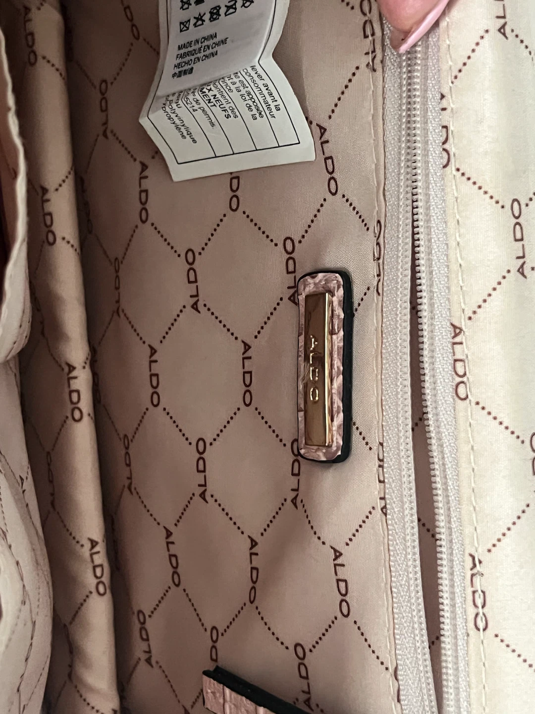 Pink Clutch with Crane and Cherry Blossom Embroidery - photo 3