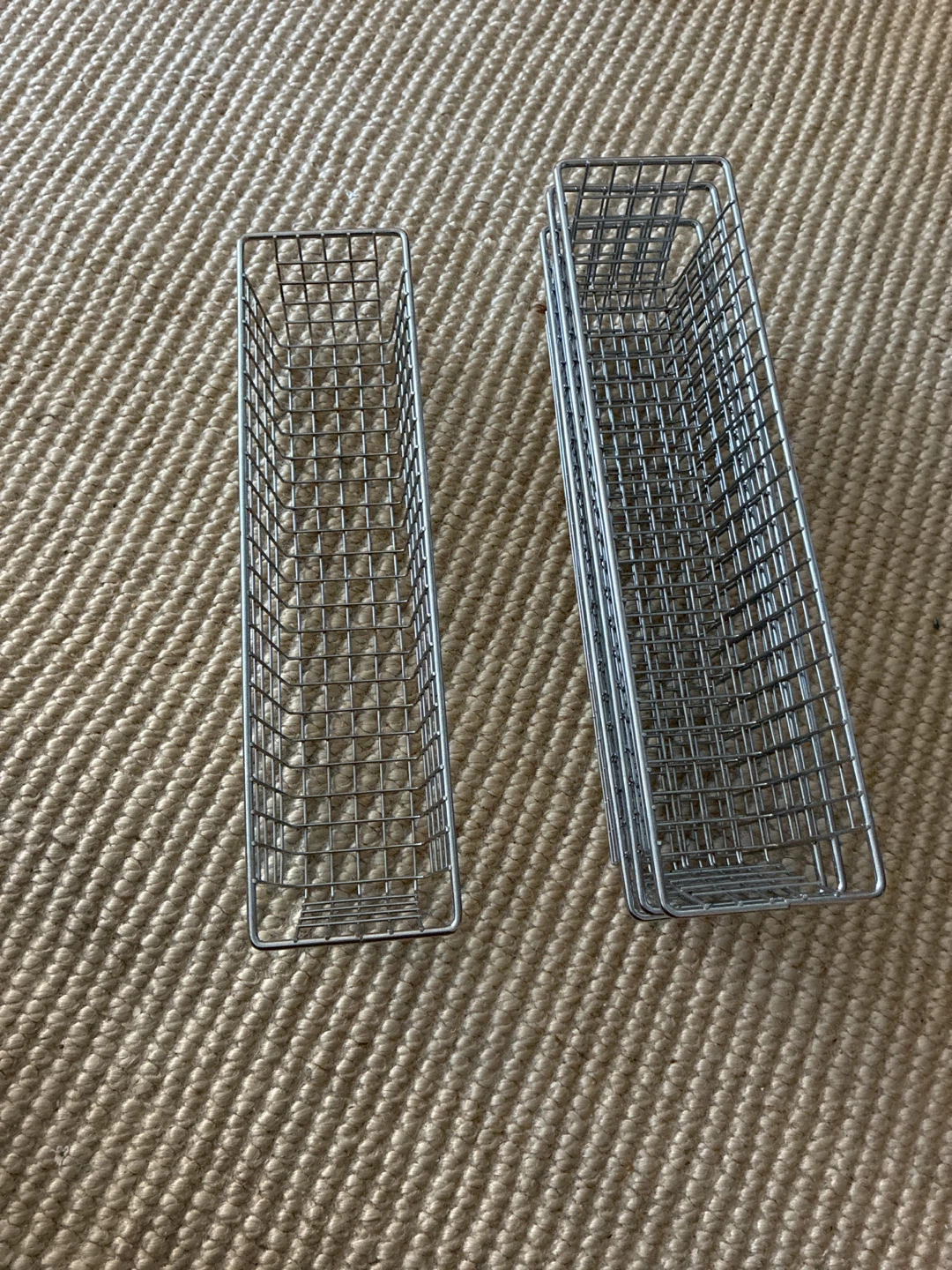 Set of 4 Metal Wire Baskets