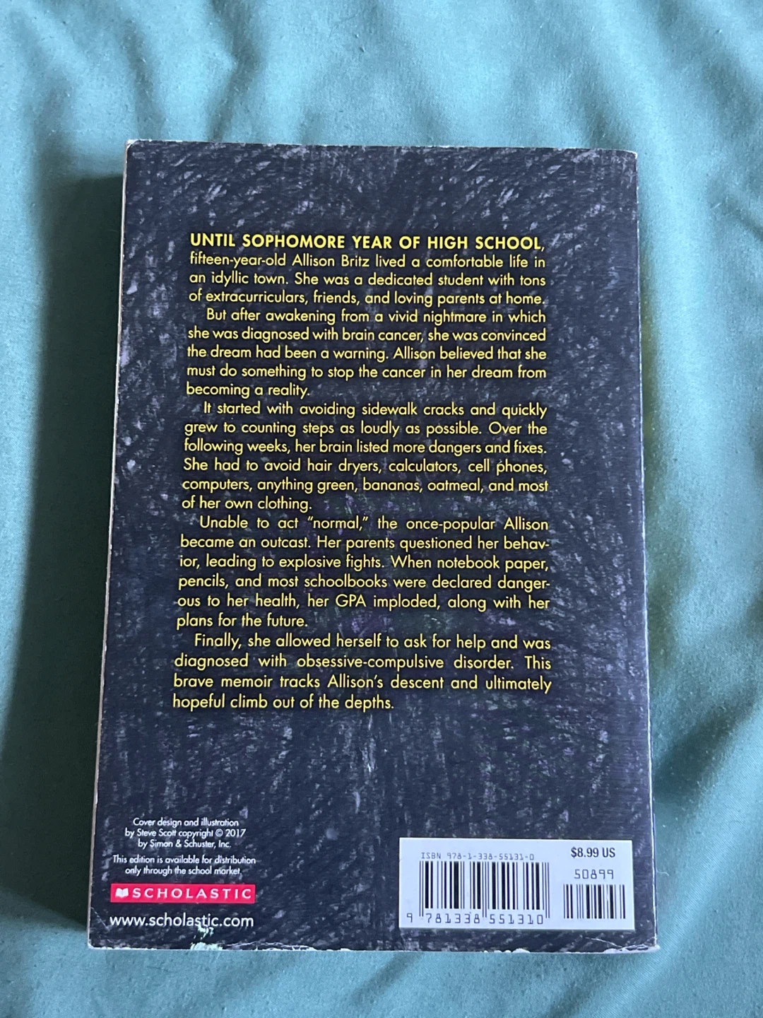 Obsessed: A Memoir of My Life with OCD by Allison Britz - photo 2