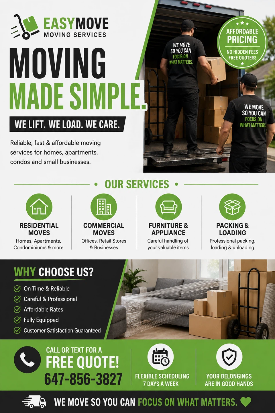 Moving Boxes & Furniture