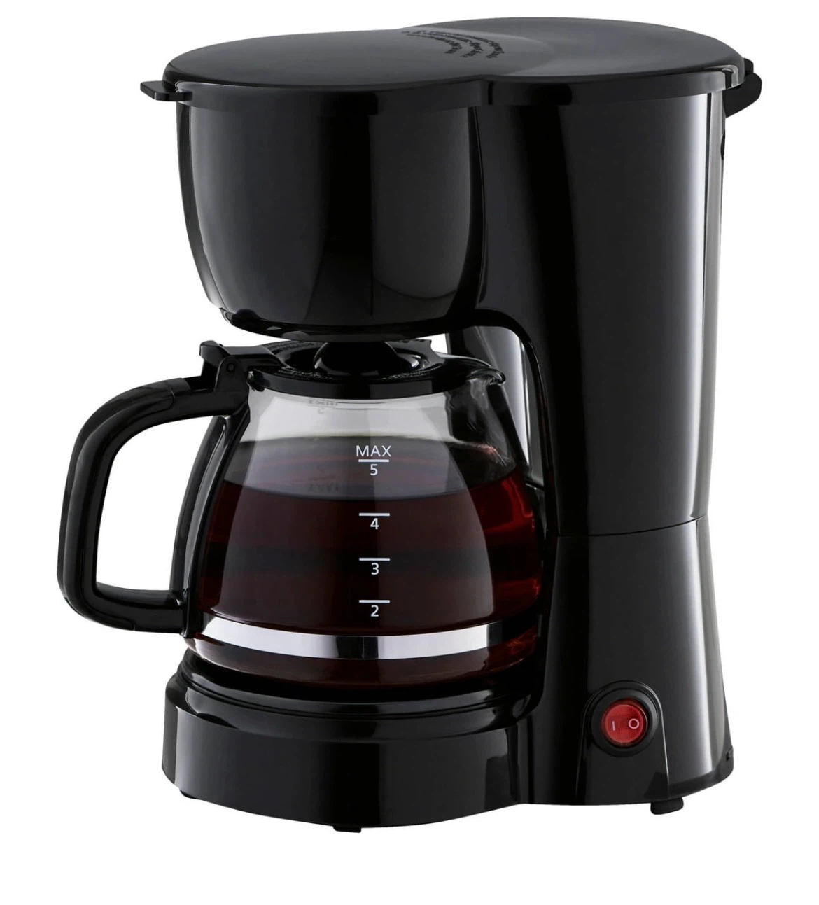 Black 5-Cup Coffee Maker