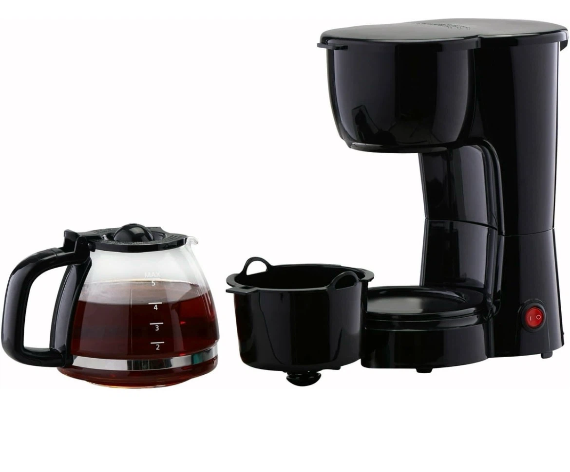 Black 5-Cup Coffee Maker - photo 2