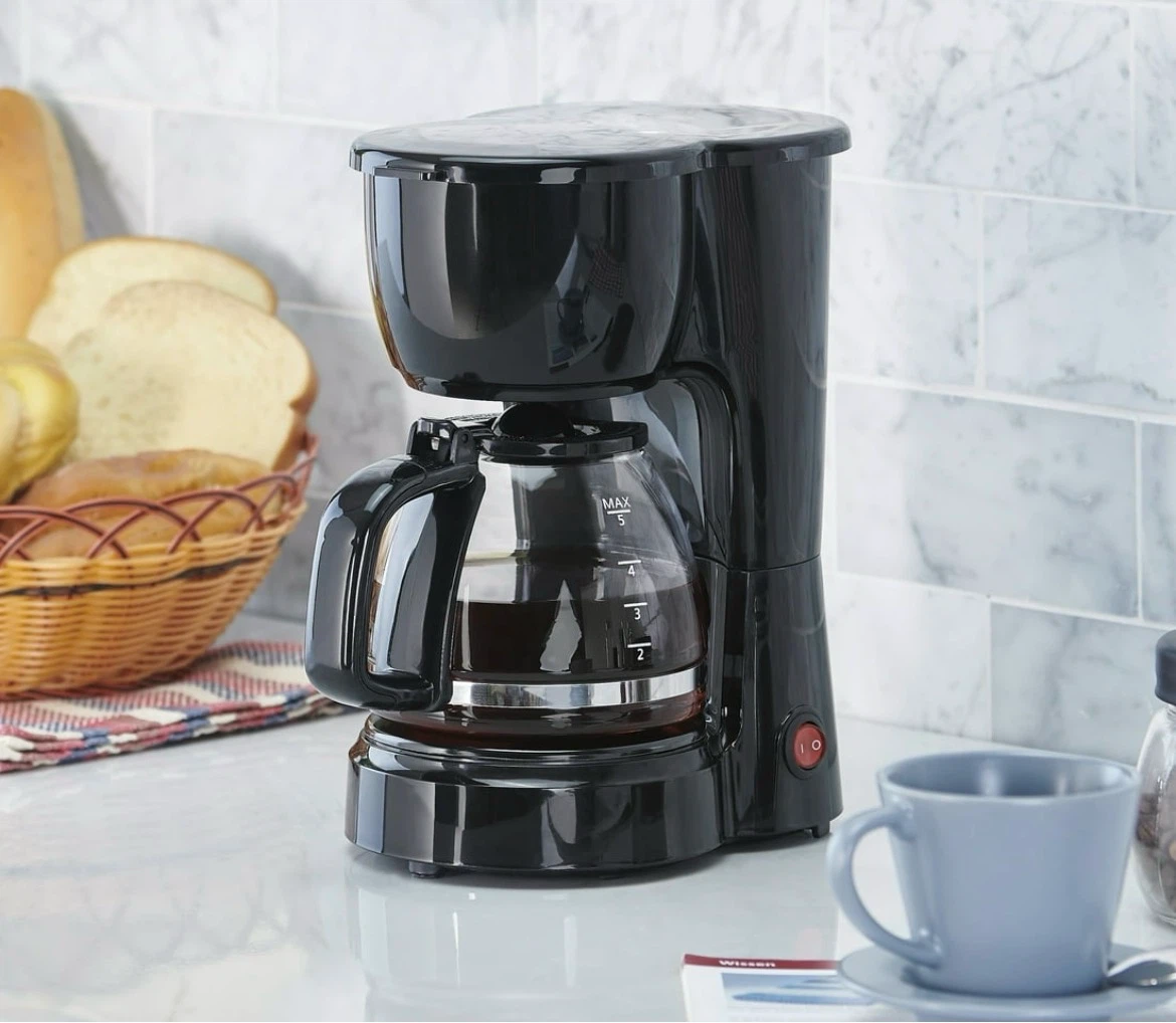 Black 5-Cup Coffee Maker - photo 3