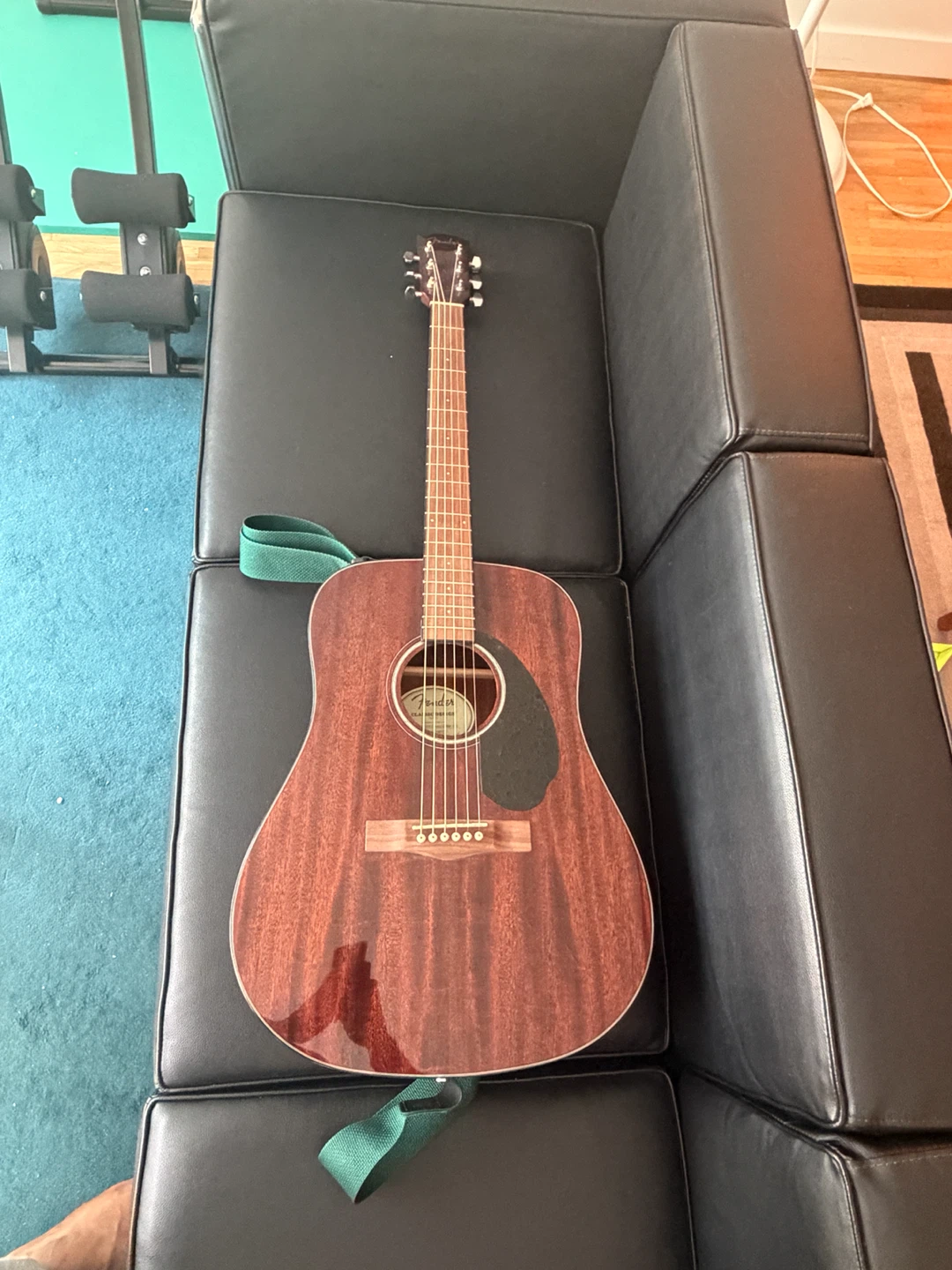 Fender CD-60S Dreadnought Acoustic Mahogany Guitar - photo 2