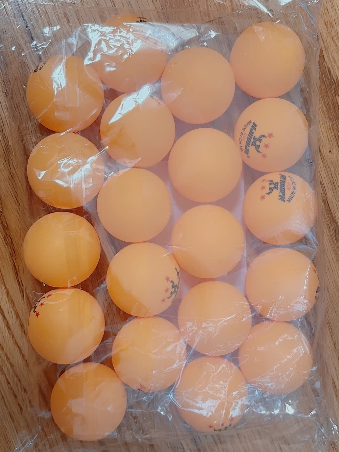 20pcs Orange Table Tennis Balls
