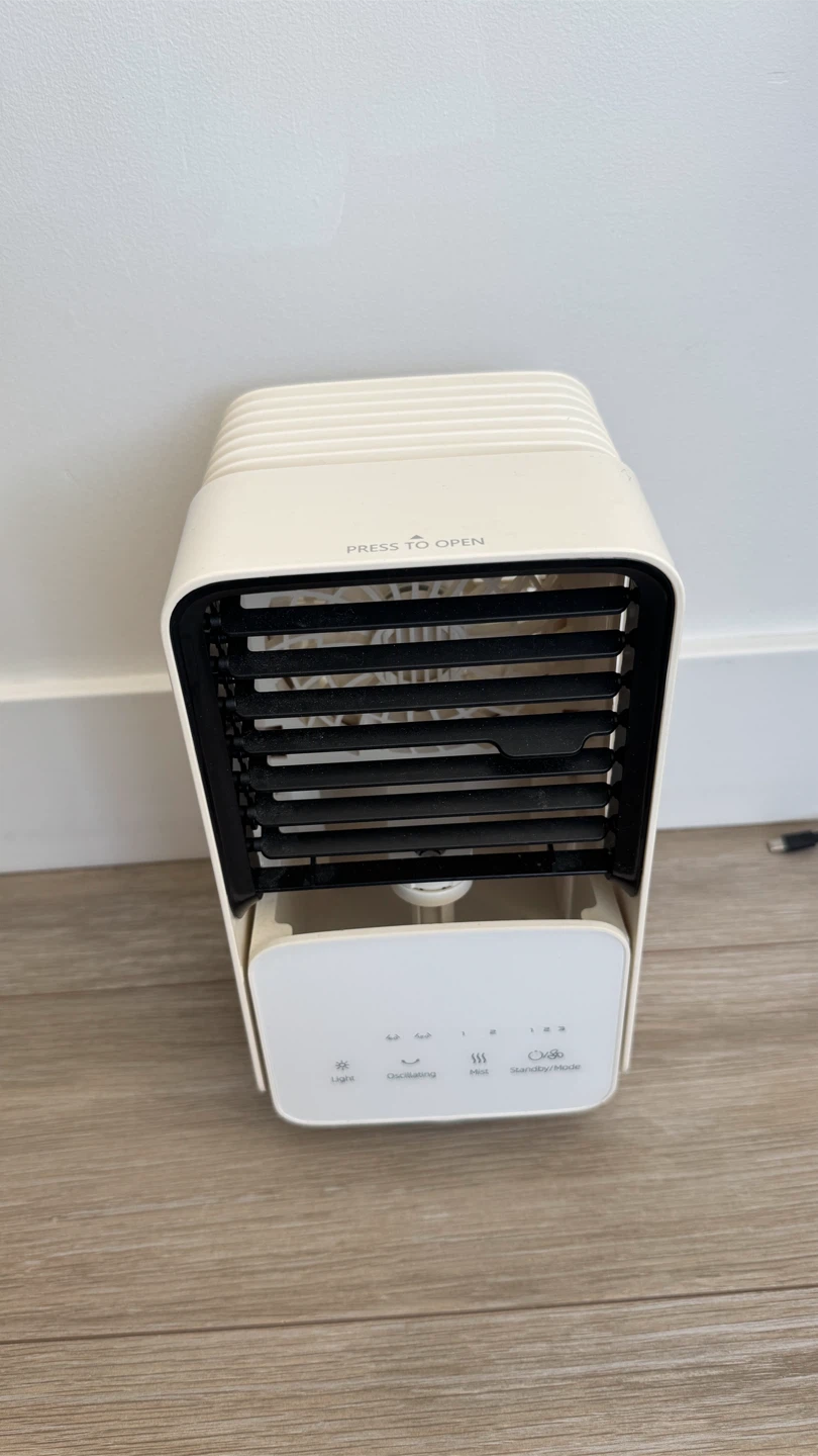 Portable Mini Air Cooler Fan with Mist Function