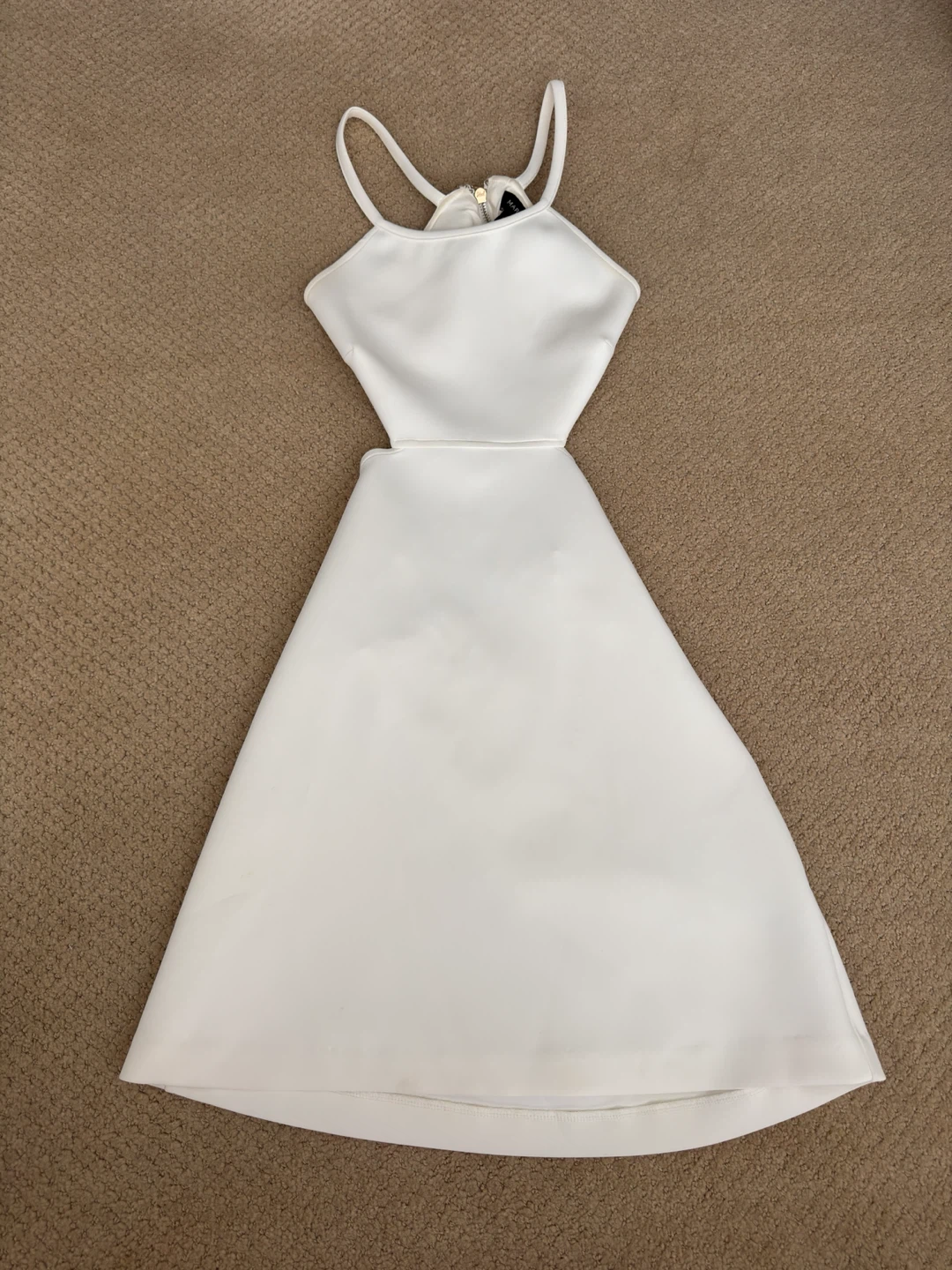 Marciano White Cut-Out Mini Dress