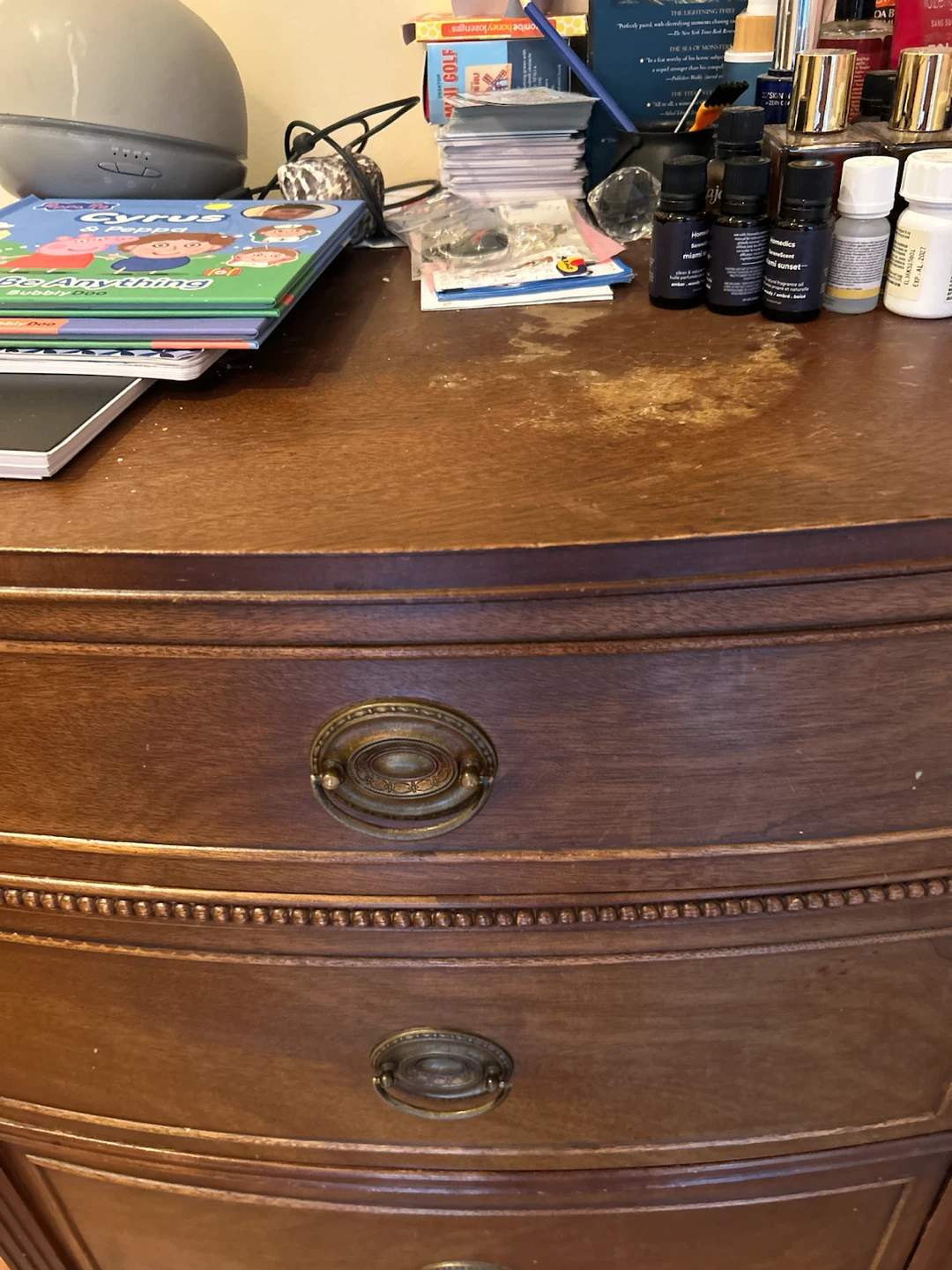 Vintage Wooden Dresser with 6 Drawers - photo 2