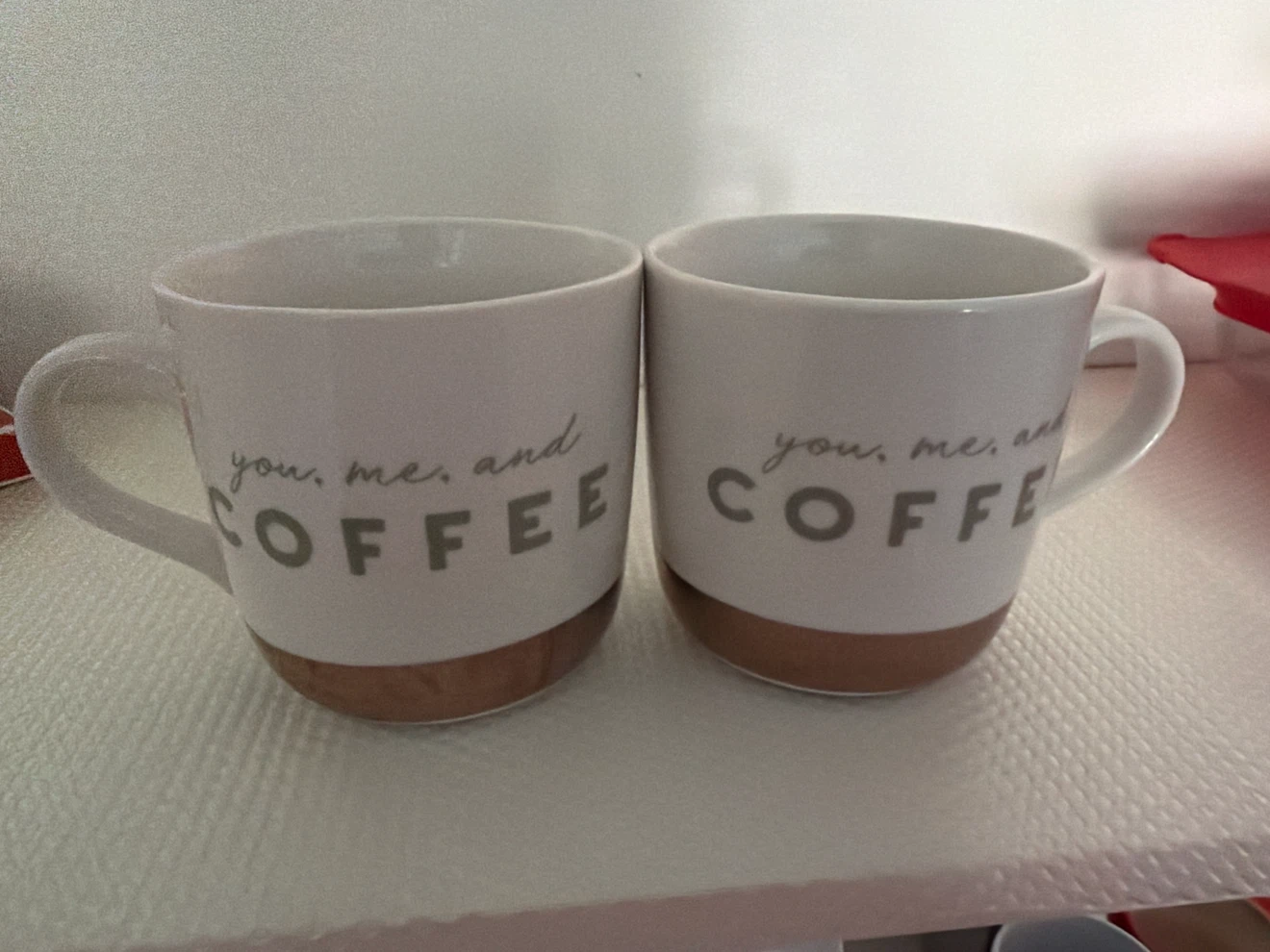 Set of 2 "you, me, and COFFEE" Mugs