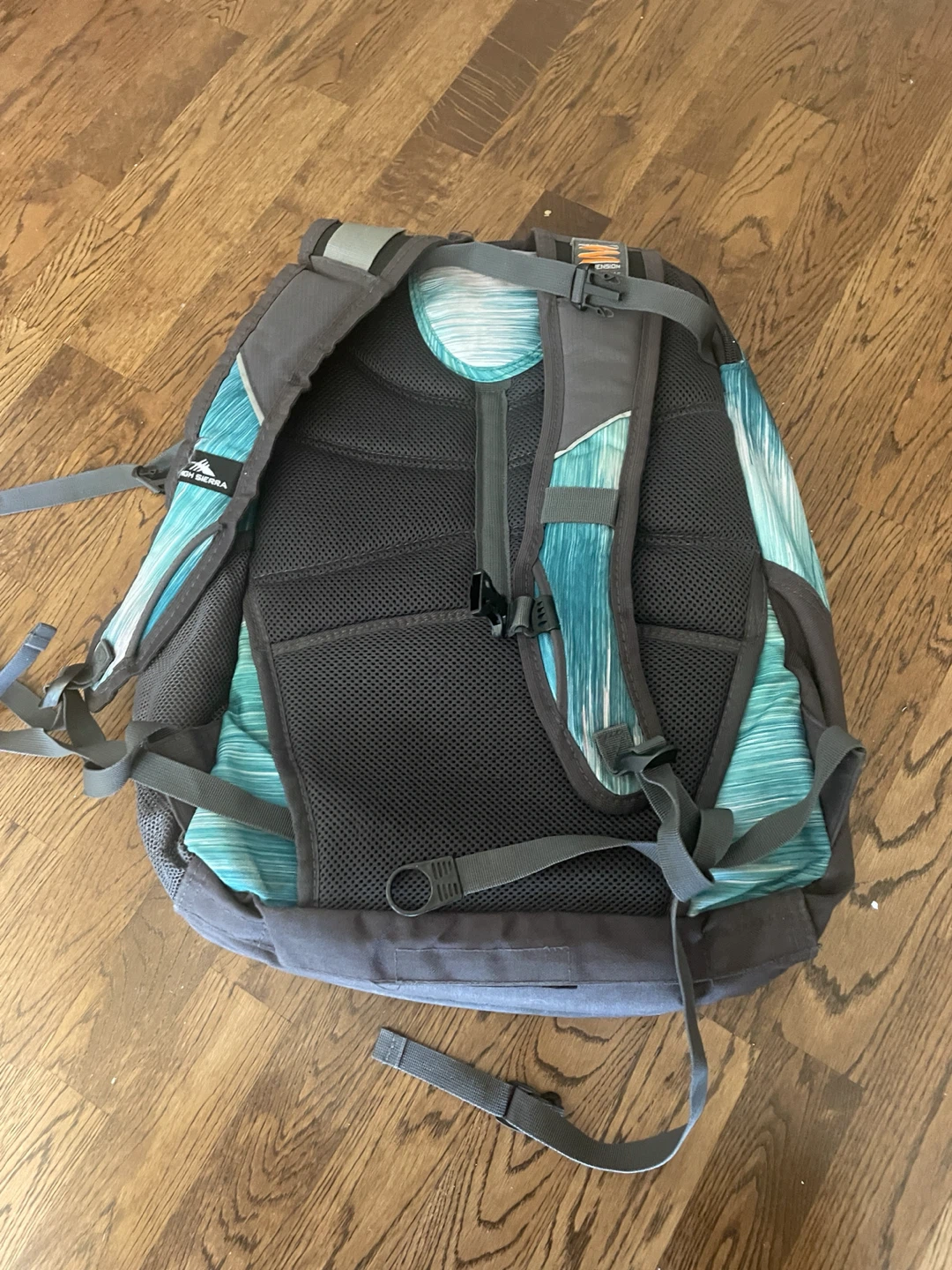 High Sierra Backpack - Teal Wave Pattern - photo 3
