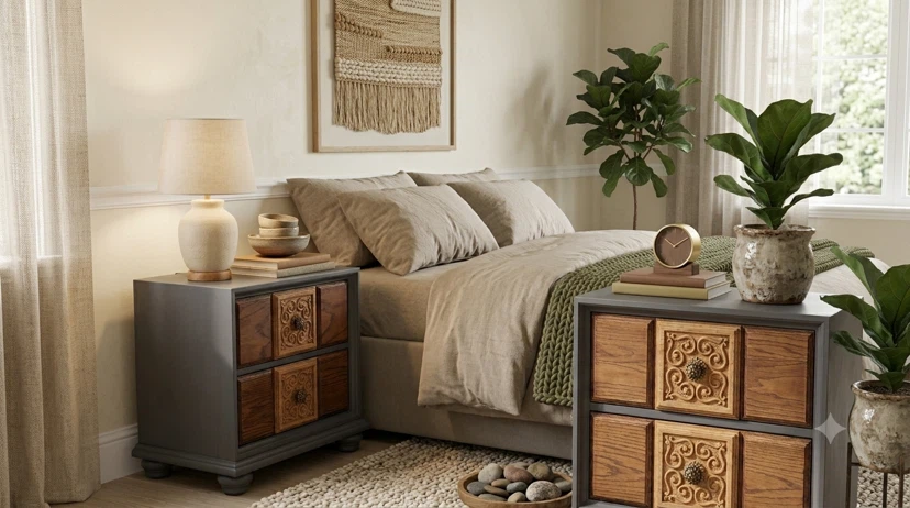 Pair of Vintage Nightstands/End Tables - photo 5