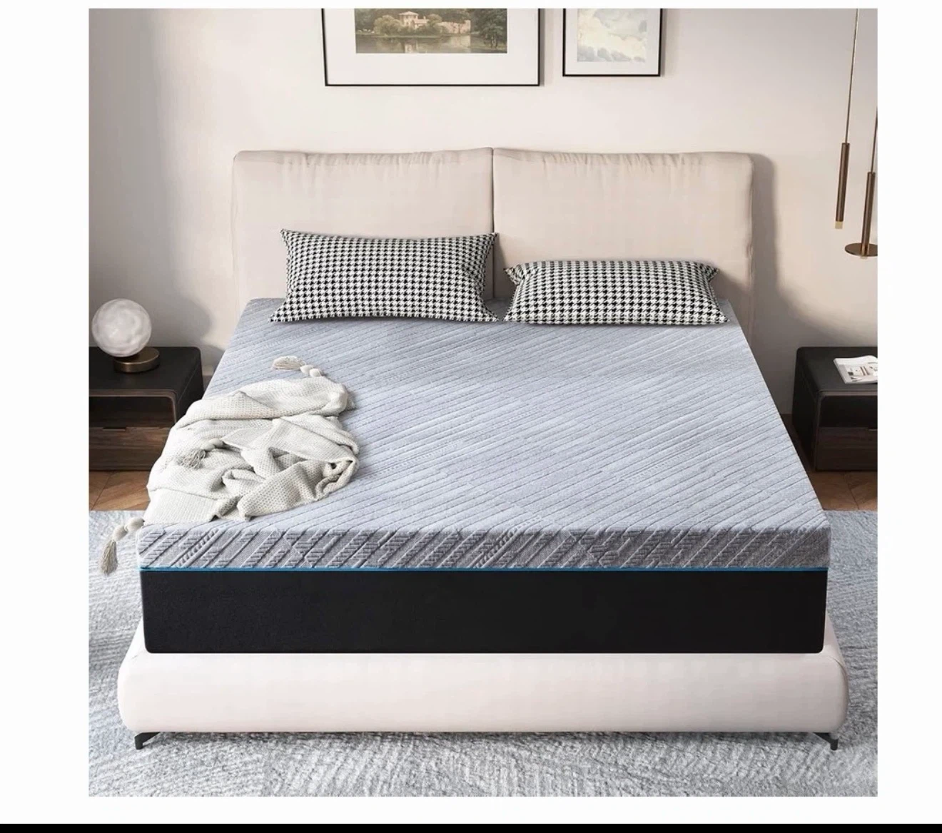 Queen Size Memory Foam Mattress and bed (negotiable)