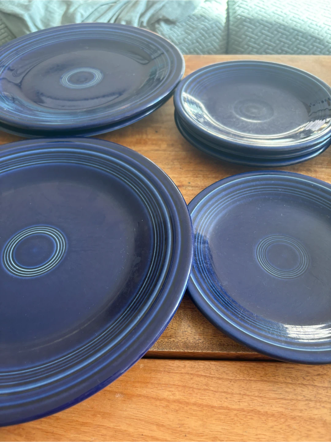 Fiesta Dinnerware Set - Blue and Yellow Plates & Bowls - photo 3