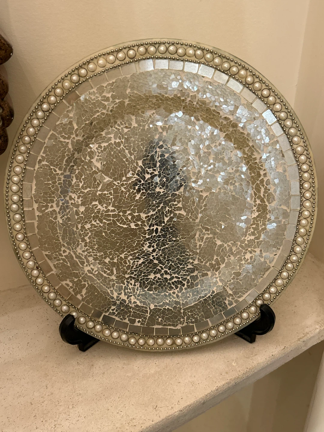 Mosaic Glass and Pearl Decorative Set - photo 2