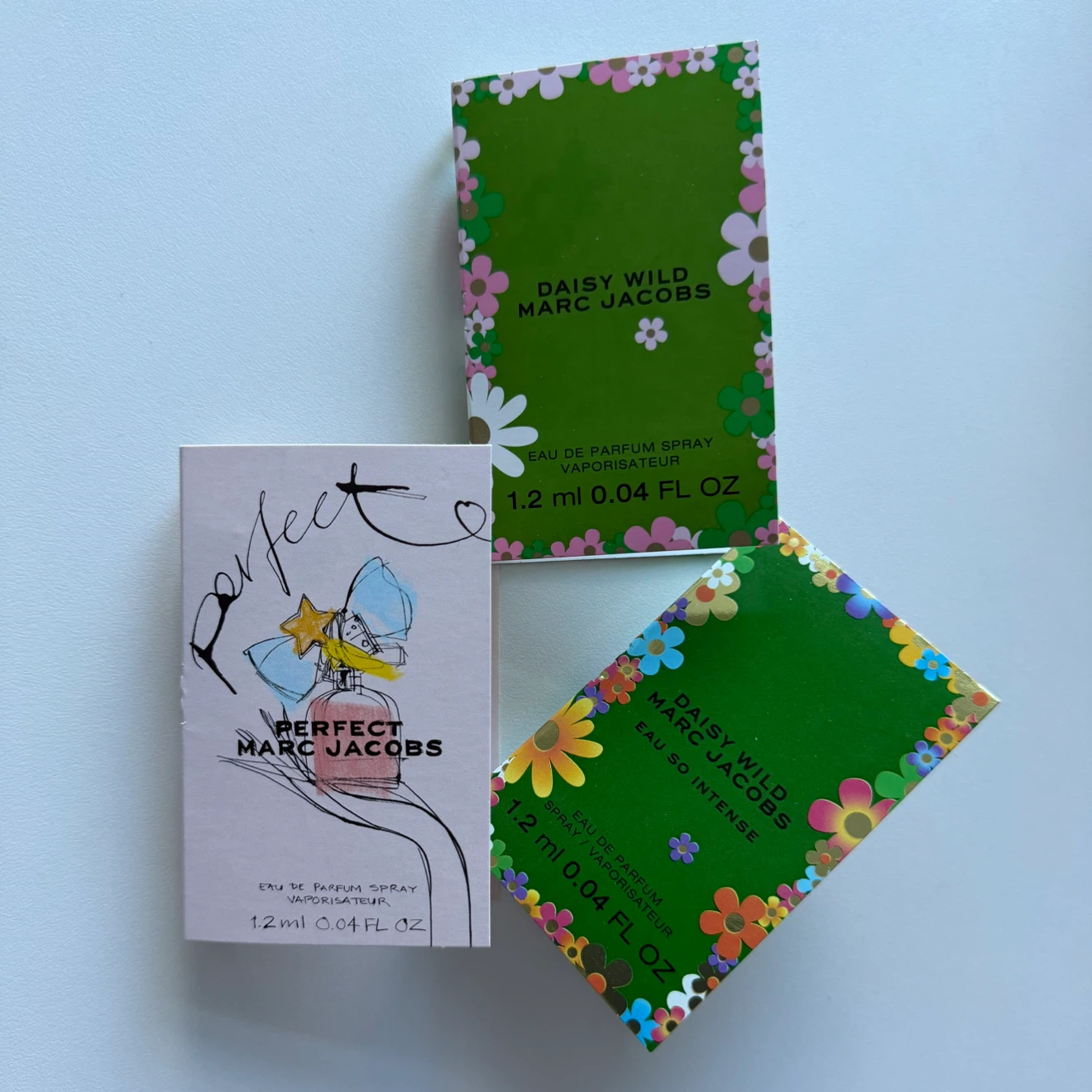 Marc Jacobs Perfect & Daisy Wild EDP & Intense Samples