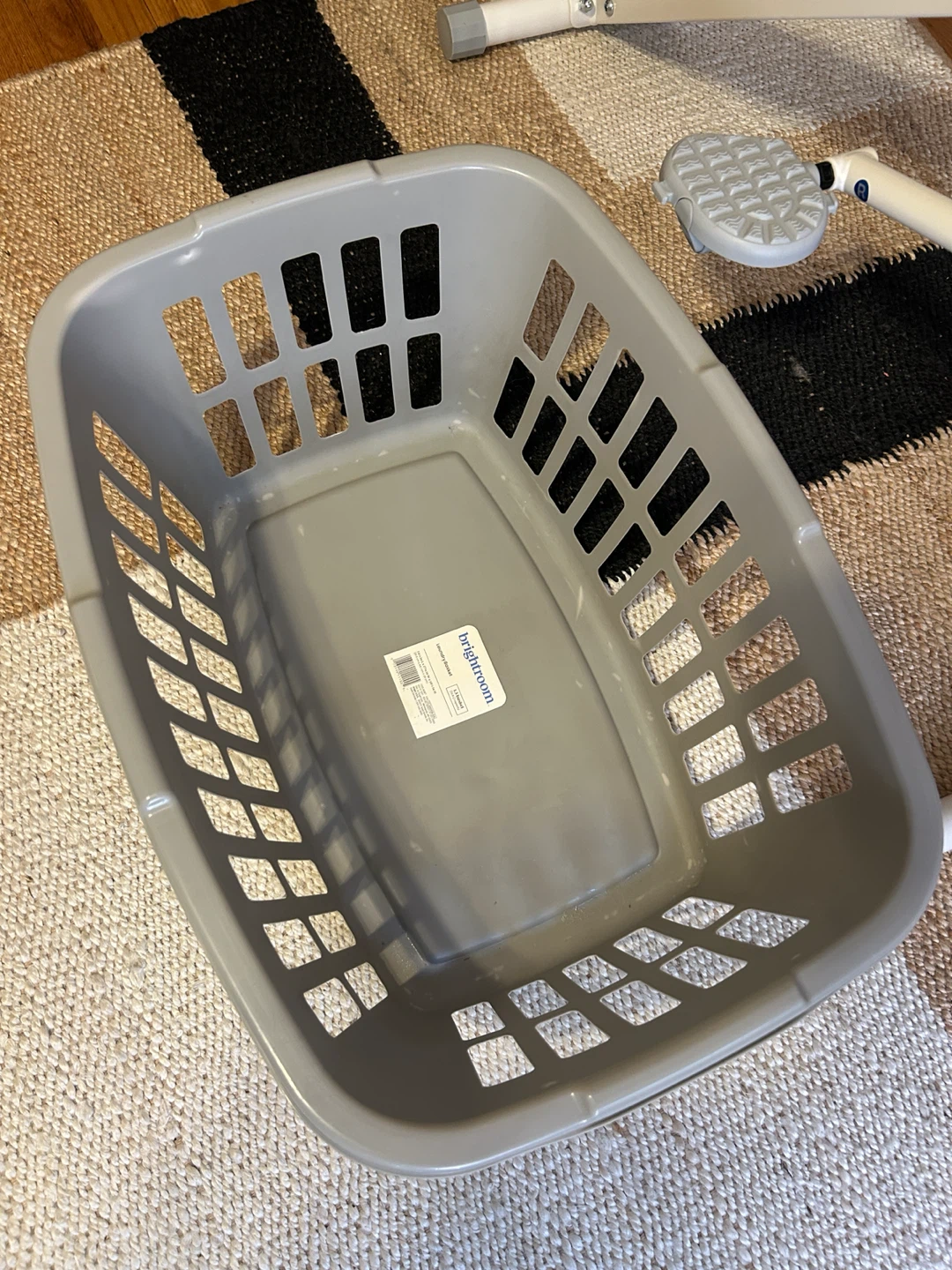 Gray Laundry Basket with Handles - photo 3