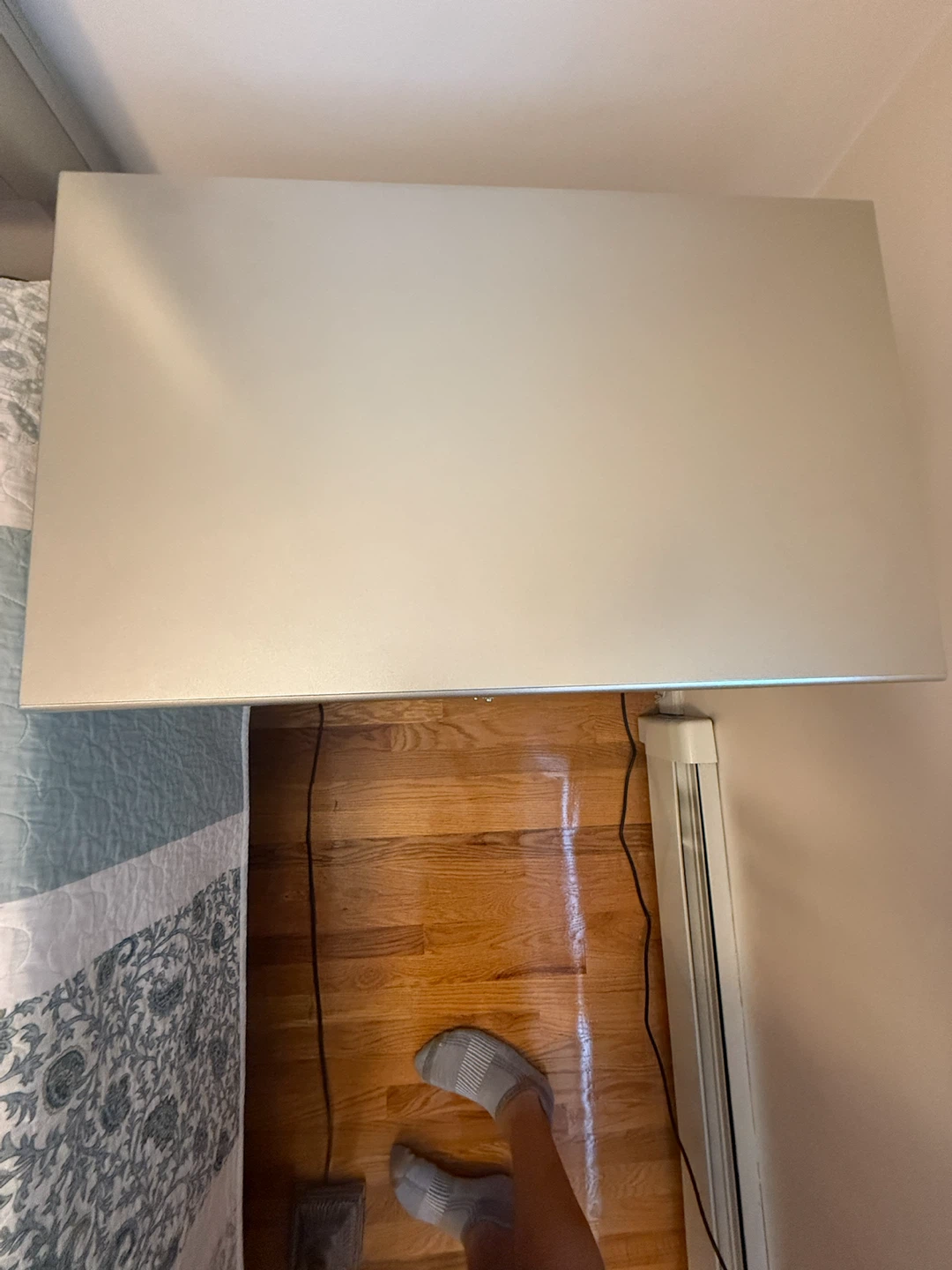 Silver 2-Drawer Nightstand - photo 2