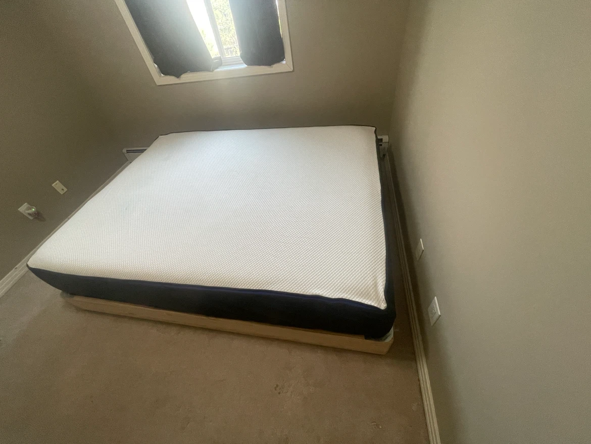 Nectar Queen Mattress with Wooden Bed Frame - photo 3