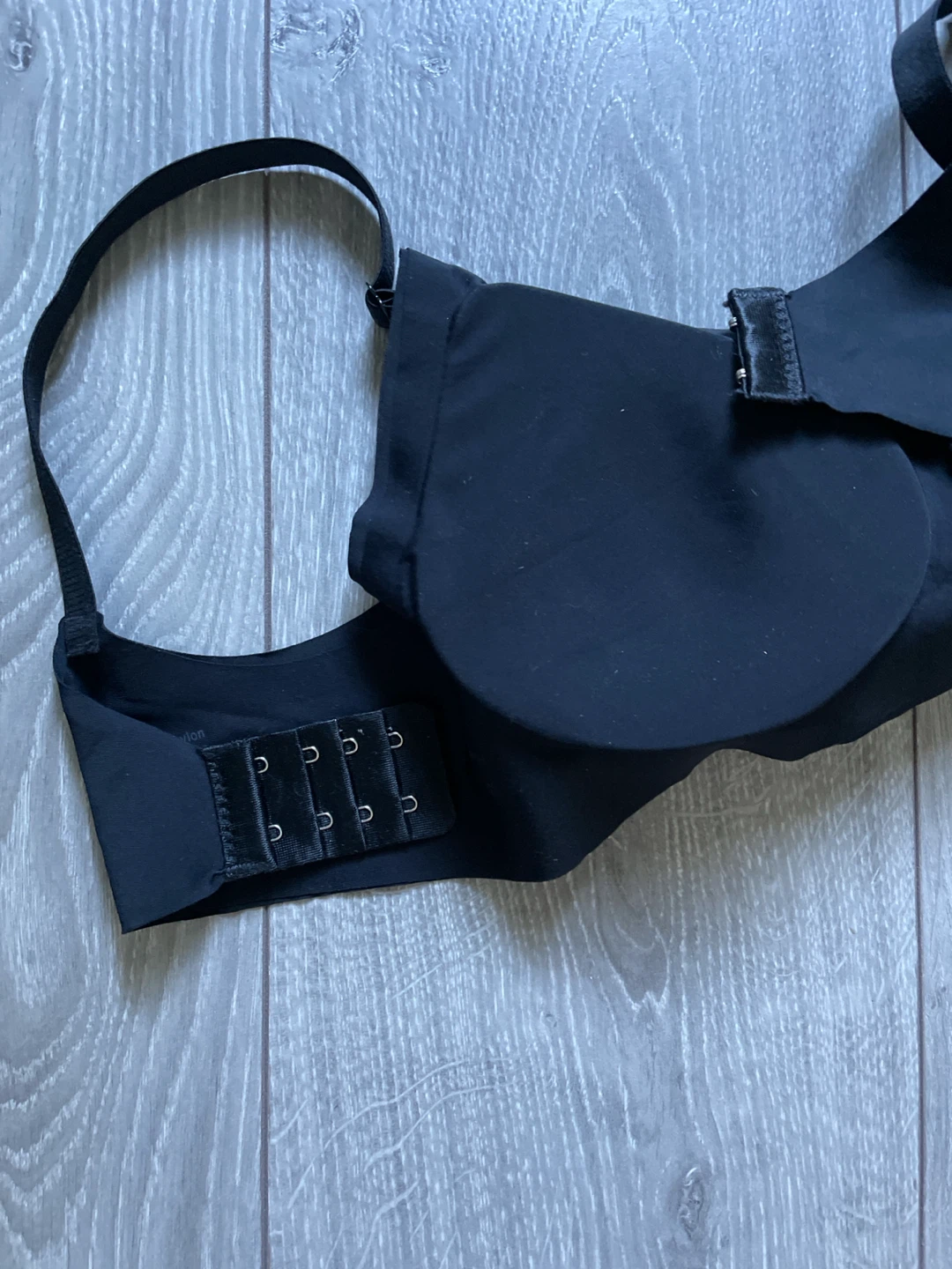 Black Wireless push-up Bra - photo 3