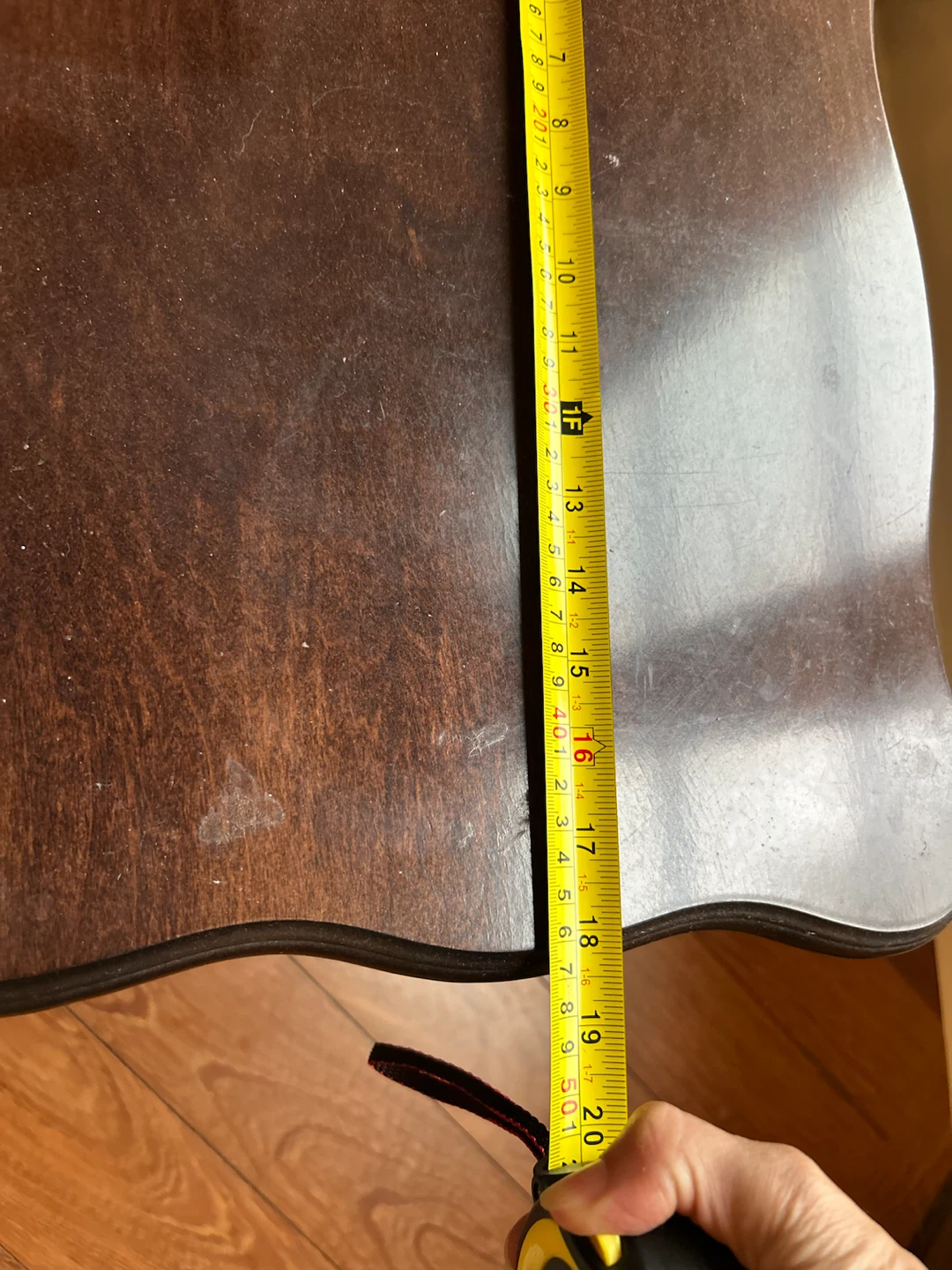 Dark Wood Accent Table - photo 3