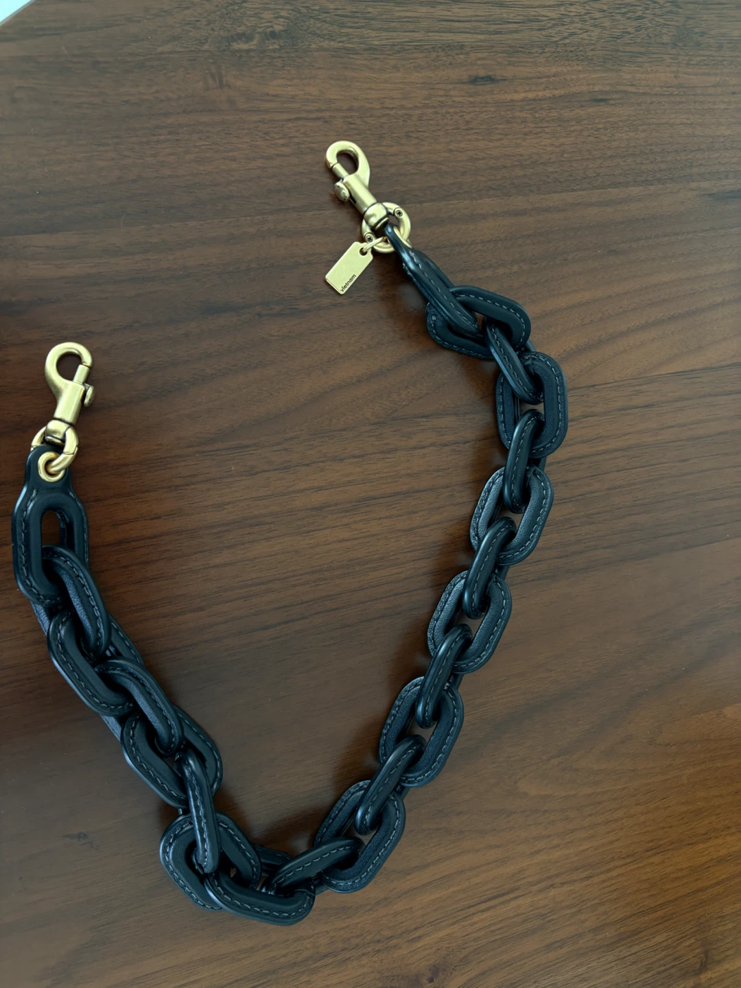 Coach Leather Chain Shoulder Strap