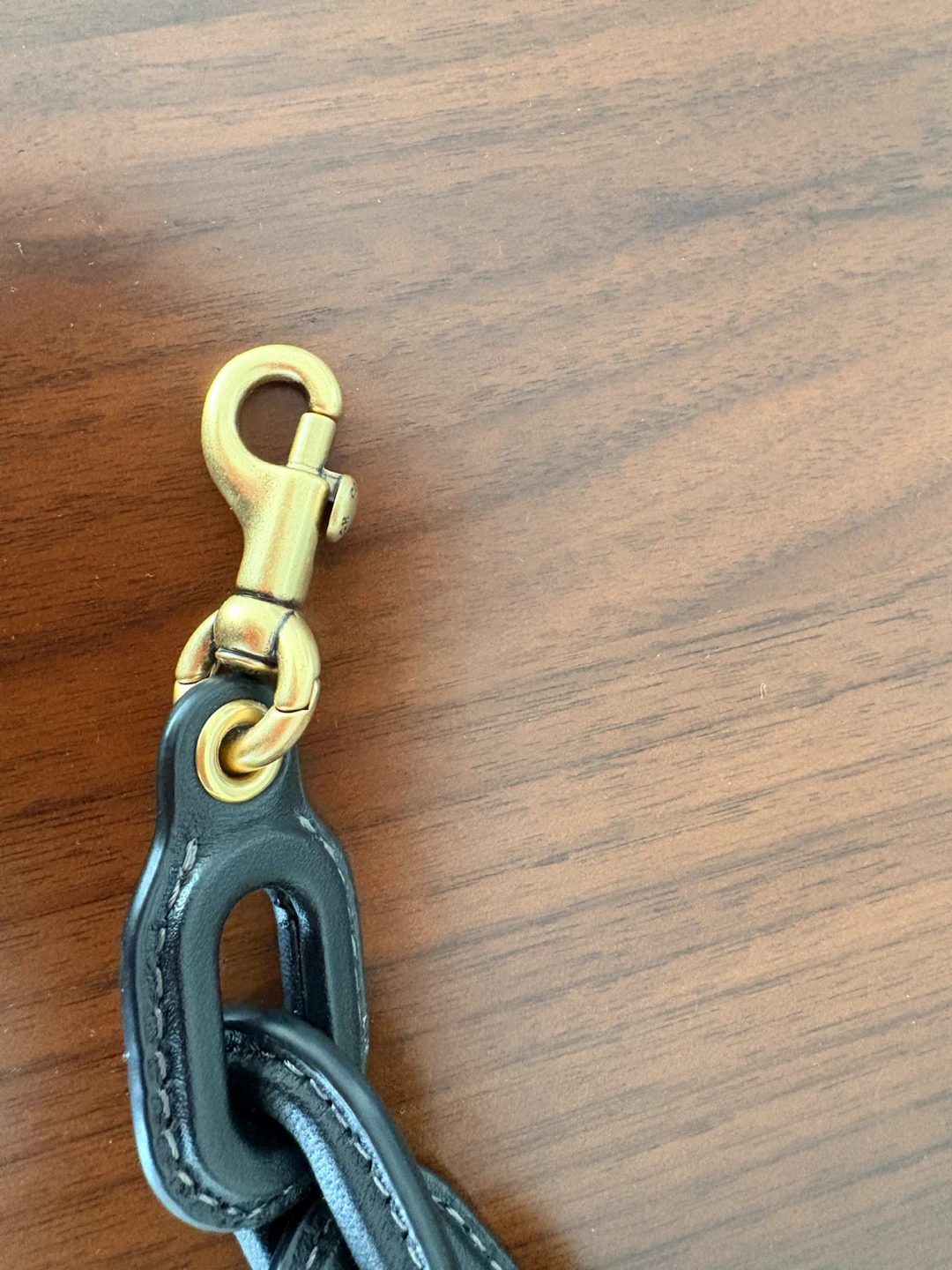 Coach Leather Chain Shoulder Strap - photo 2