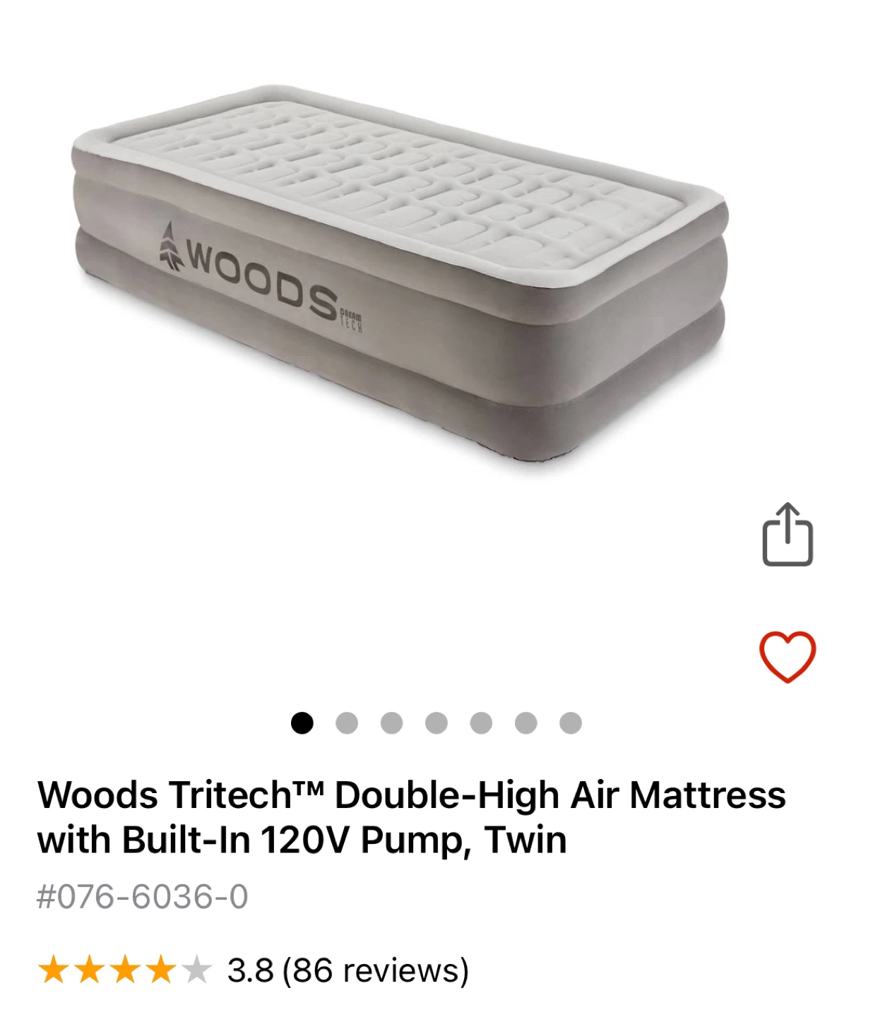 Woods Air Mattress
