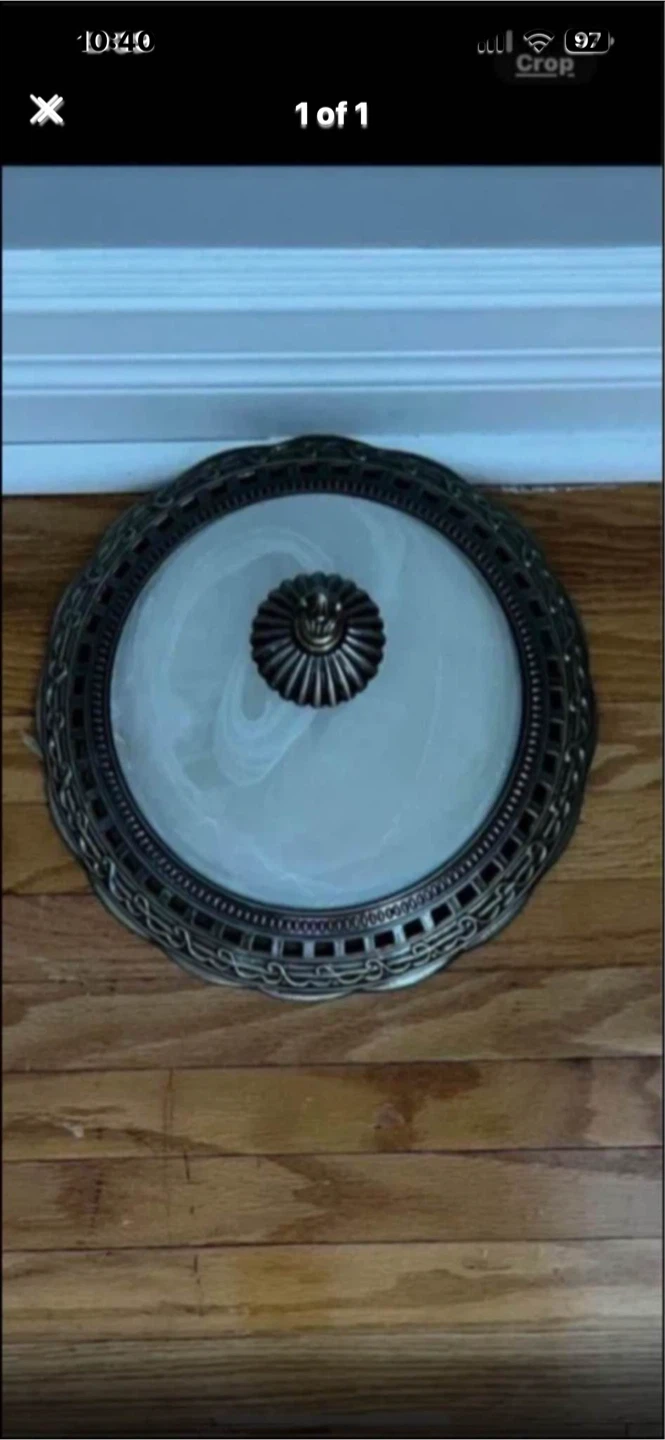 Vintage Style Flush Mount Ceiling Light Fixture