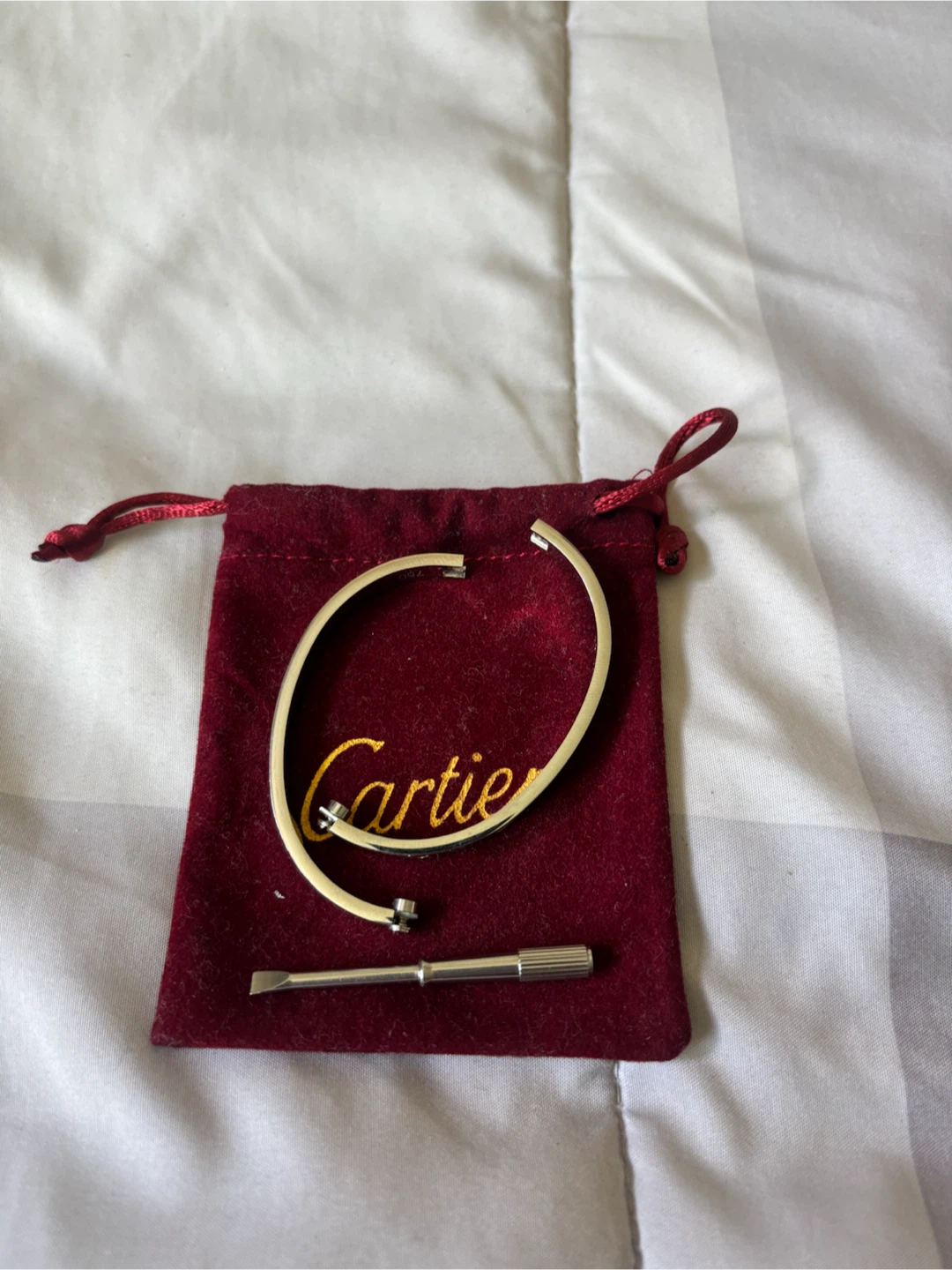 Cartier Love Bracelet with Pouch and Screwdriver - photo 2