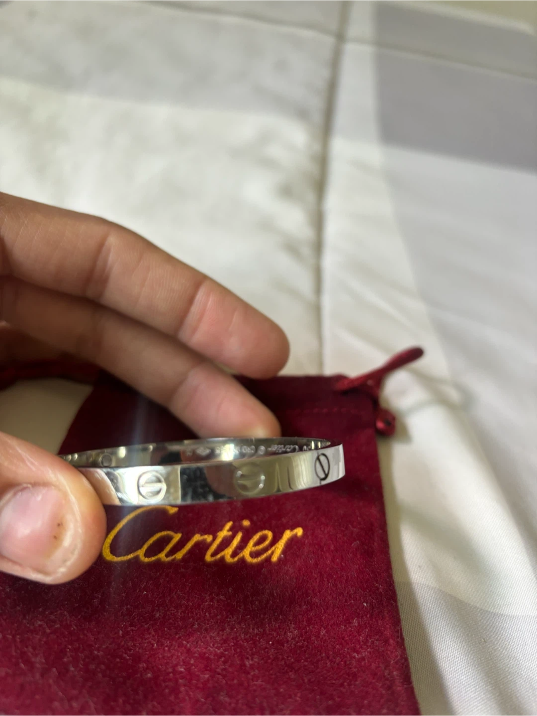 Cartier Love Bracelet with Pouch and Screwdriver - photo 3