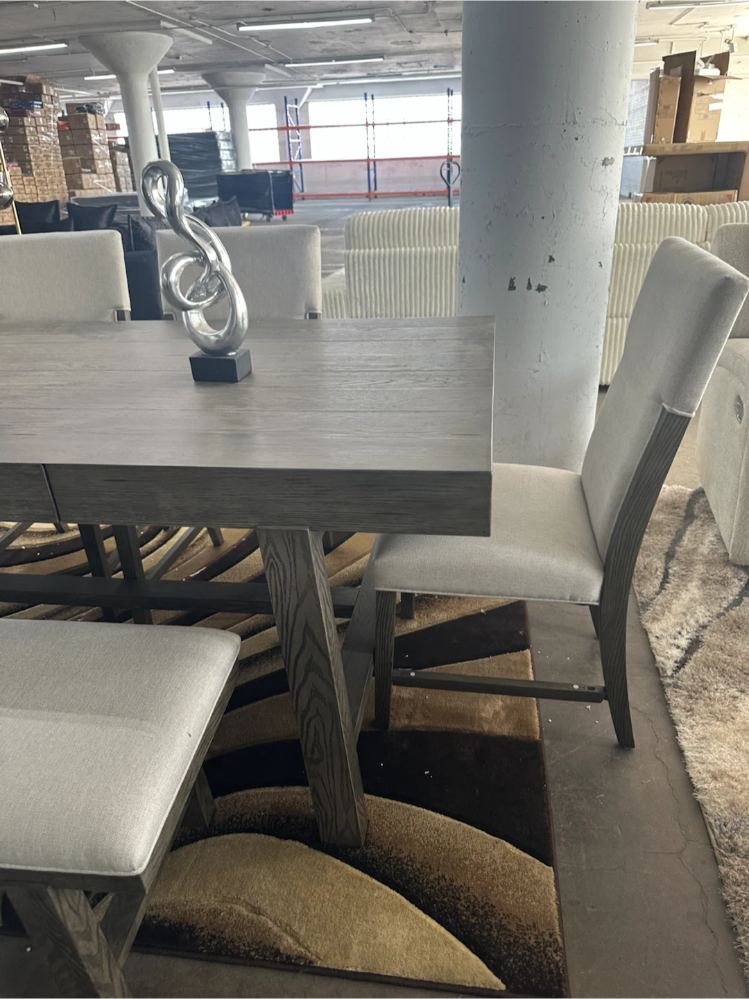 Royal Dining Room Set - Table, Bench & 4 Chairs - photo 4