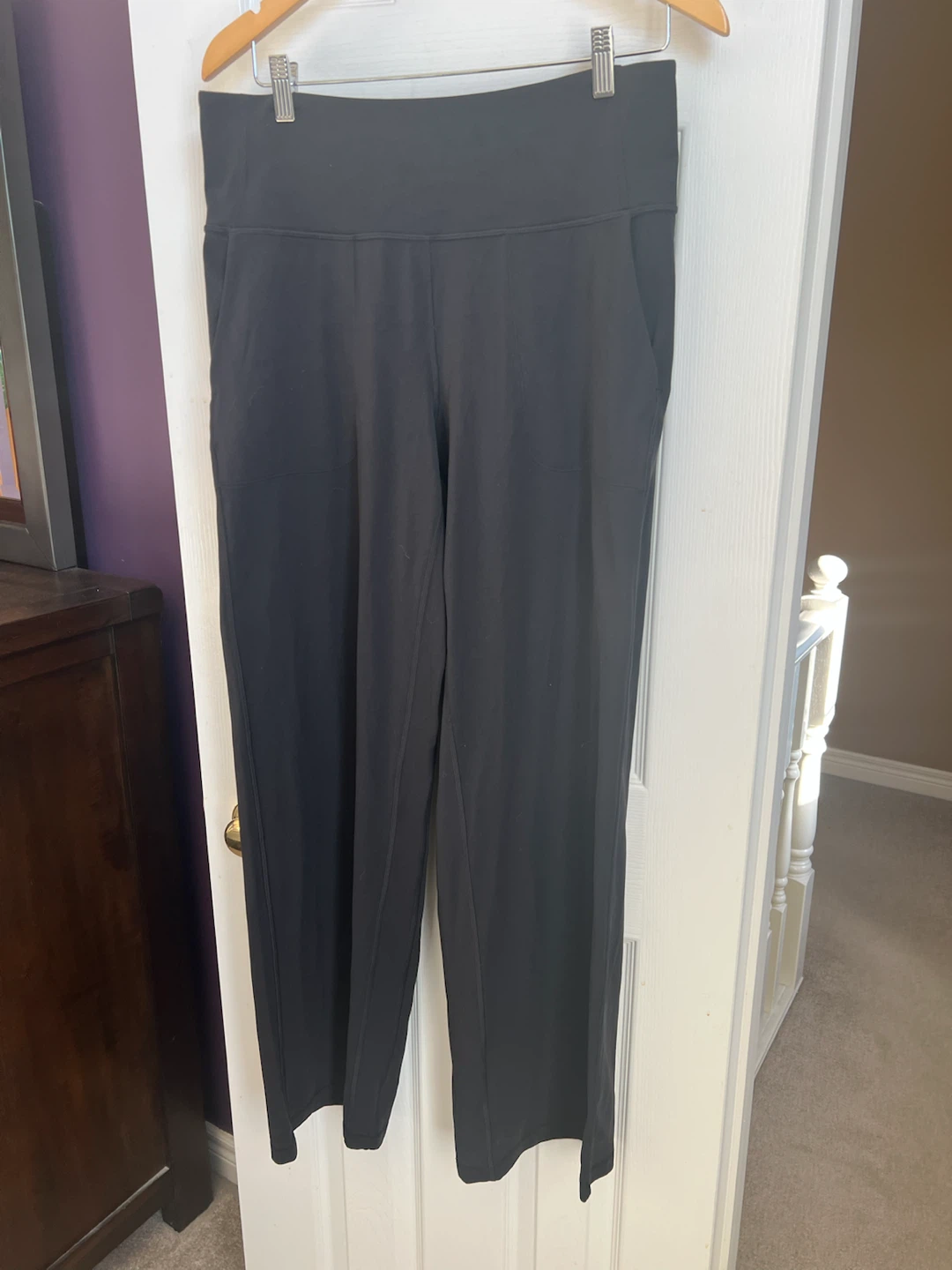 Size 12 Lululemon Black Pants with pockets