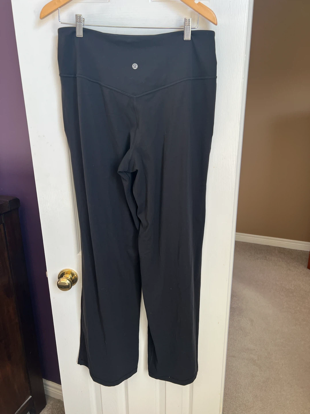 Size 12 Lululemon Black Pants with pockets - photo 3