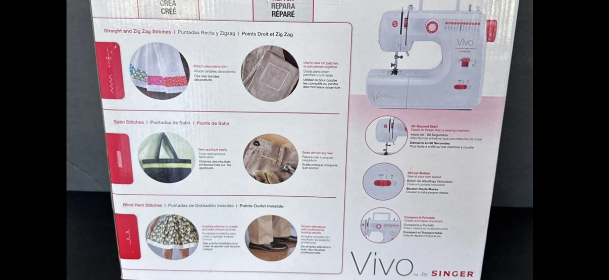 🧵 VIVO Sewing Machine by Singer – Like New! 🧵 - photo 4