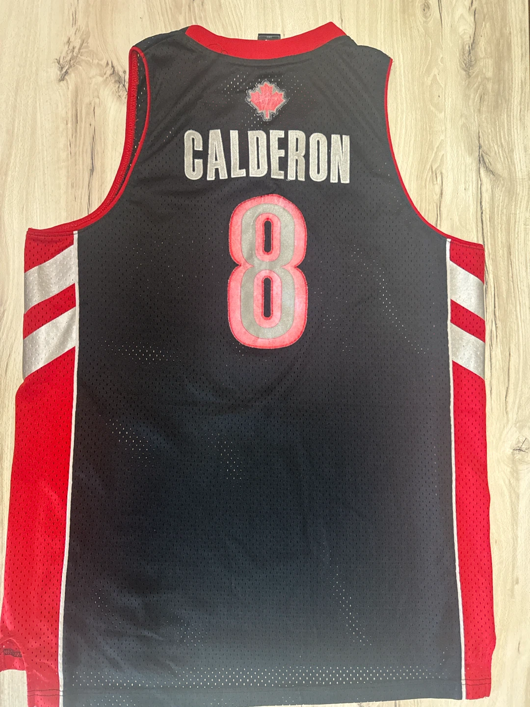 Adidas Toronto Raptors Calderon #8 Basketball Jersey - photo 4