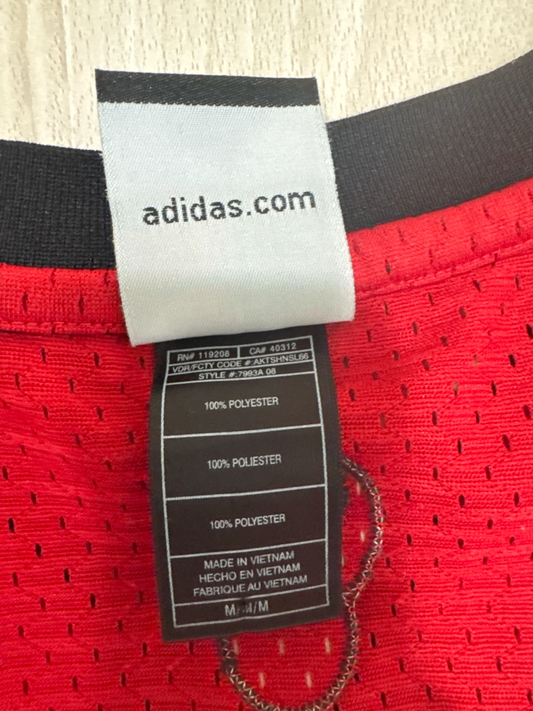 Adidas Toronto Raptors Chris Bosh #4 Jersey Medium - photo 5