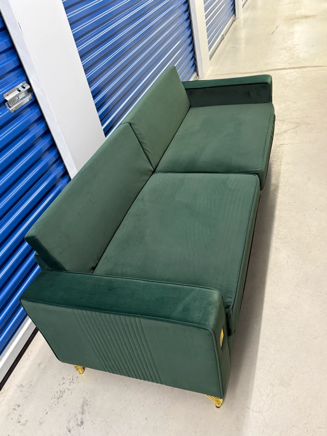 Luxury Sofa Emerald Green Velvet 3 seats. - photo 5