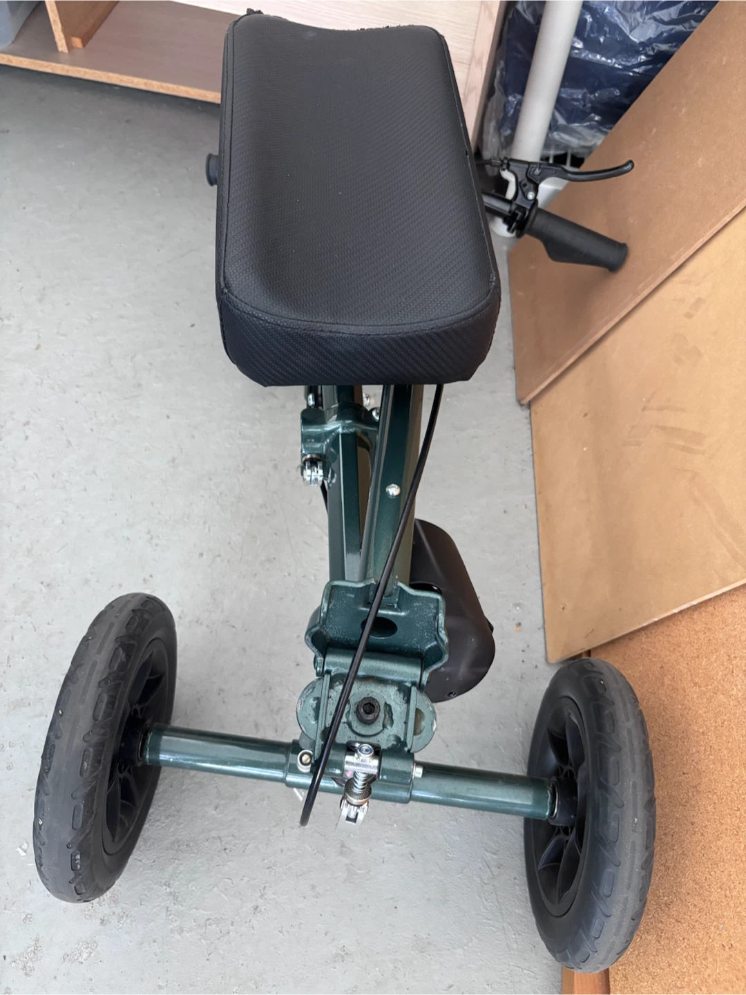 Green Knee Scooter Walker