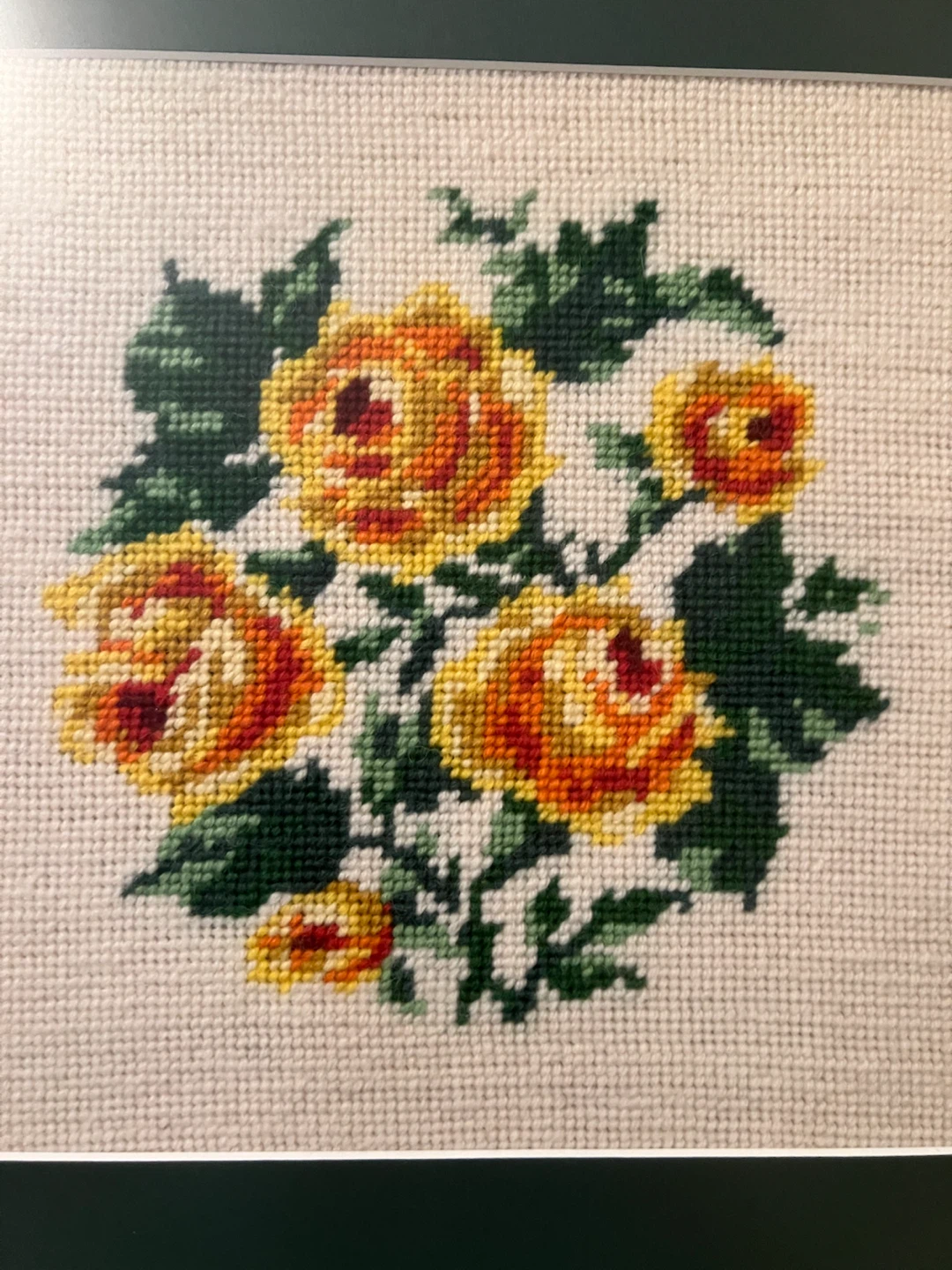 Vintage Framed Needlepoint Wall Art - photo 2