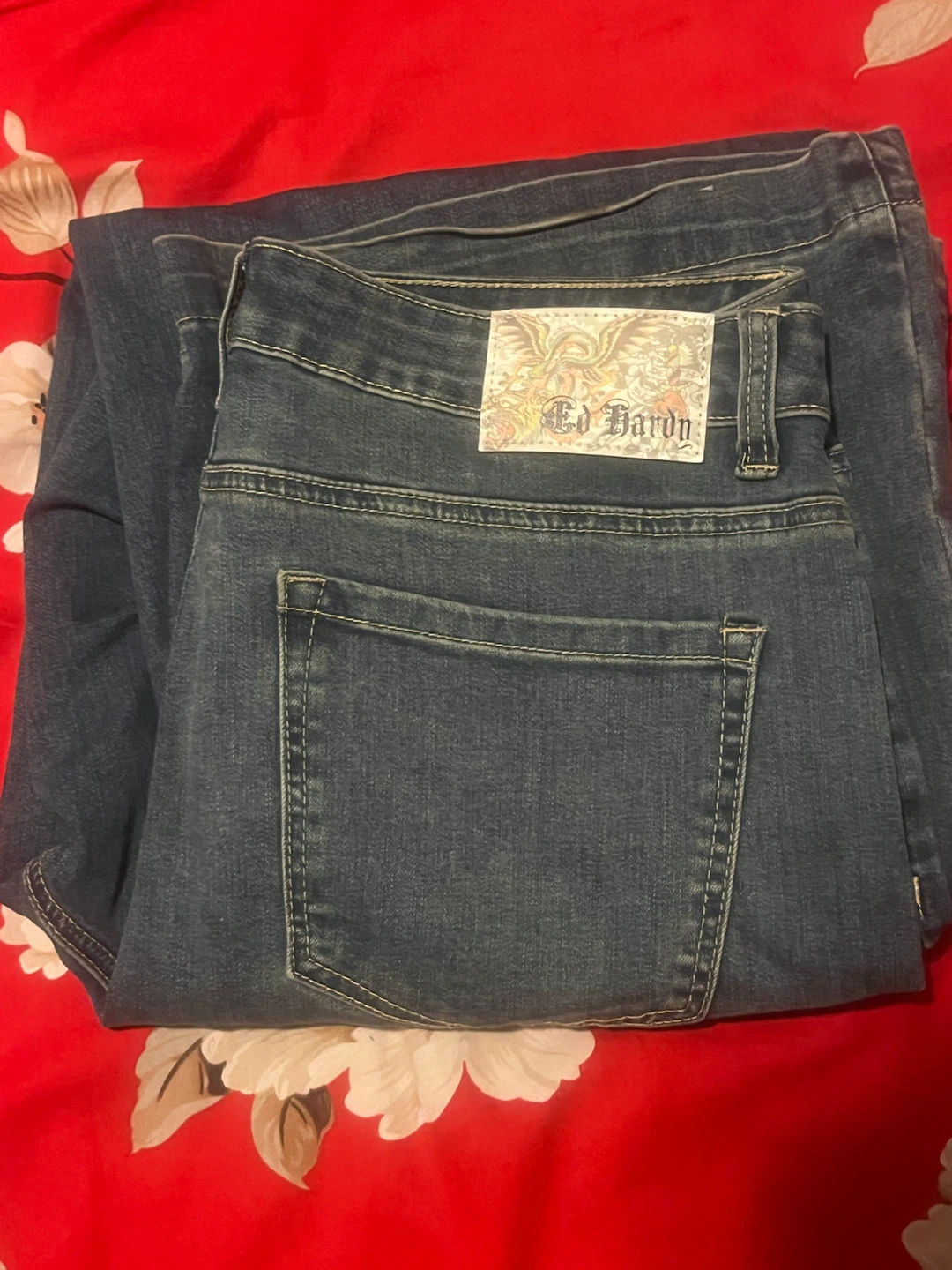 Ed Hardy Jeans - Embroidered Wide Leg Denim - photo 2