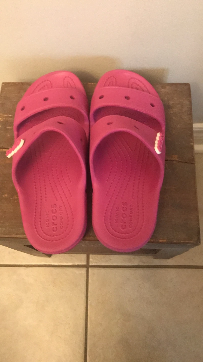 Pink Crocs Slides - Women's Size 8 - photo 3