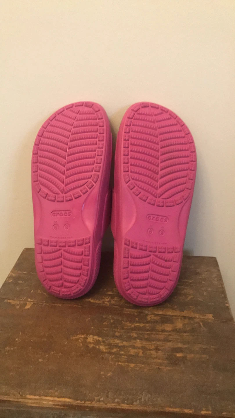 Pink Crocs Slides - Women's Size 8 - photo 4