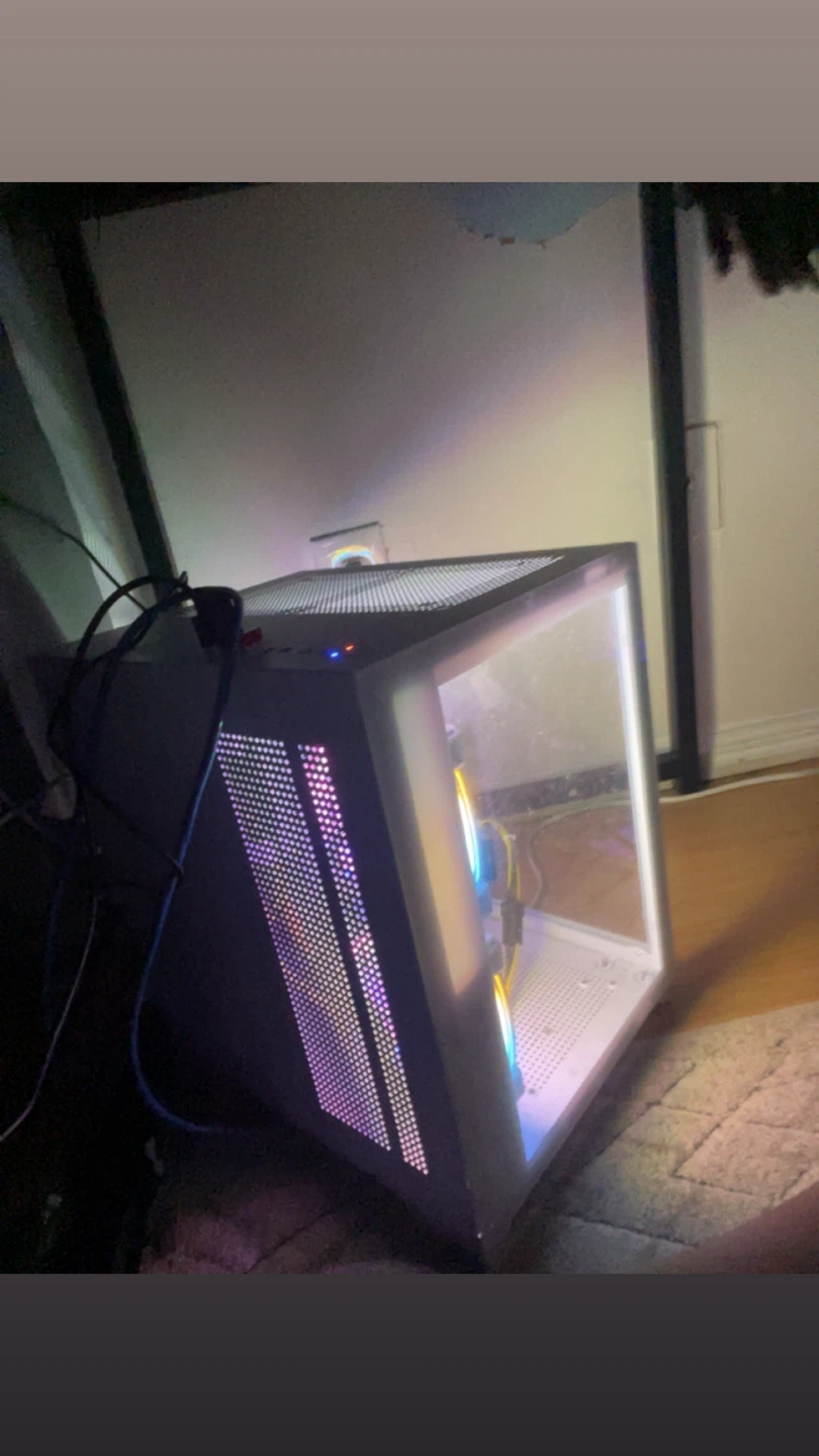 Gaming PC Case with RGB Fans