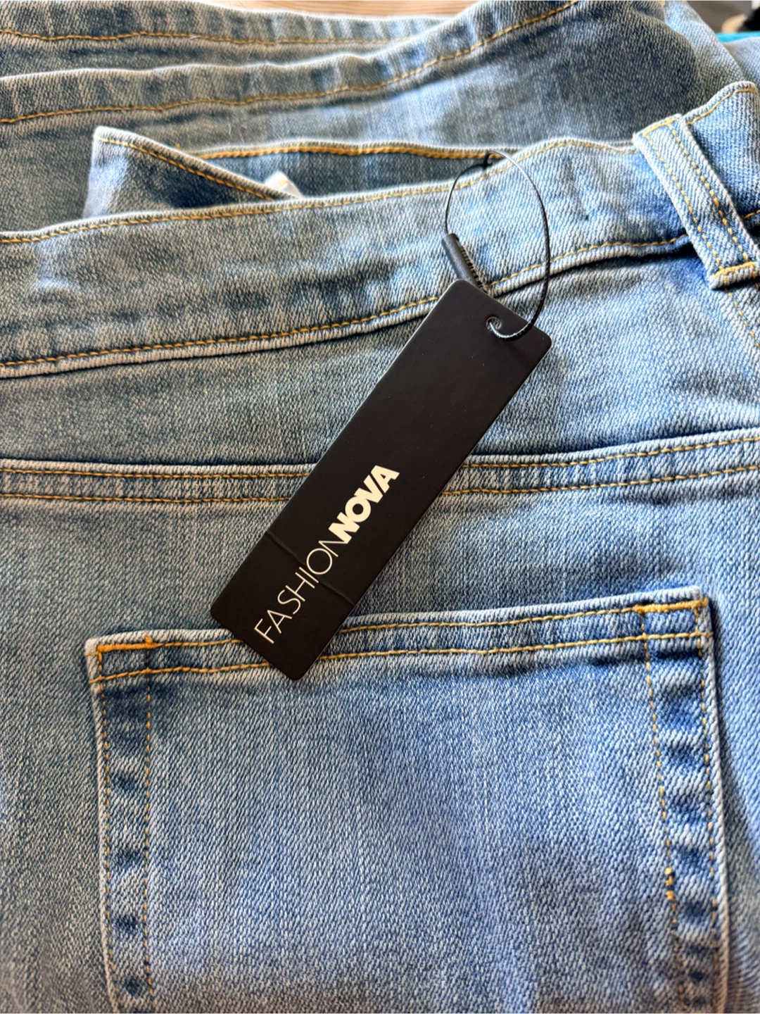 Fashion Nova Vintage Wash Straight Leg Jeans Size 16